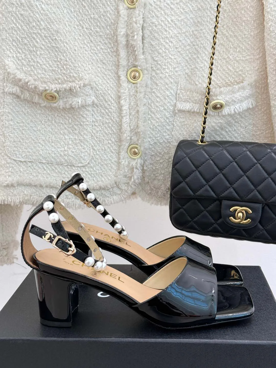 Босоножки Женские Chanel 14376