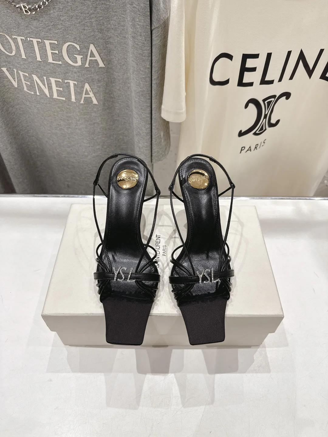 Босоножки Женские Saint Laurent 11623320
