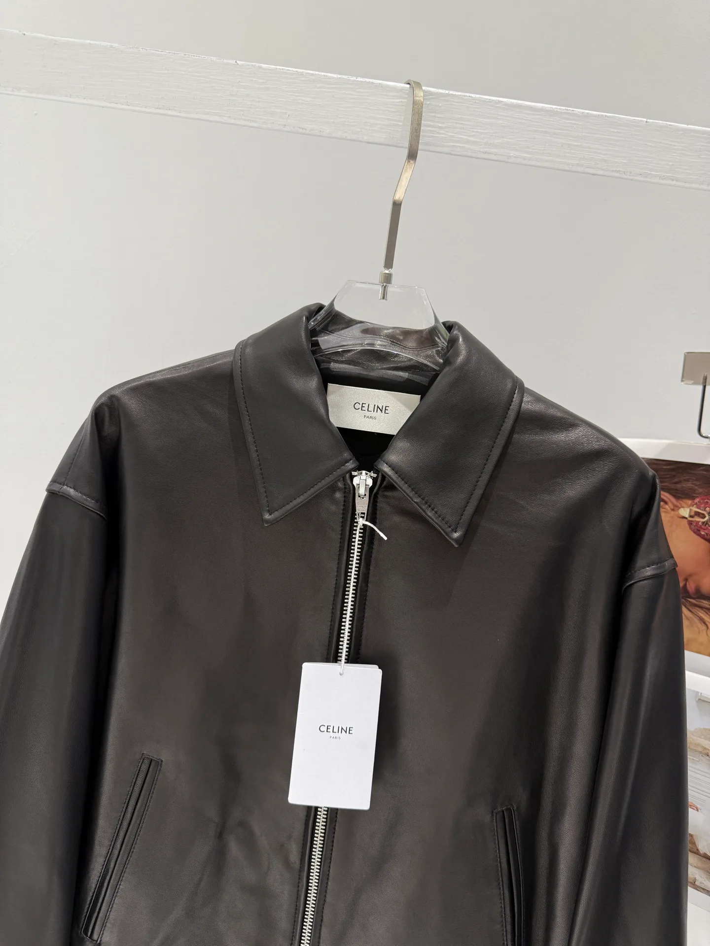 Кожаные Куртки И Дублёнки Женские Celine 11759326