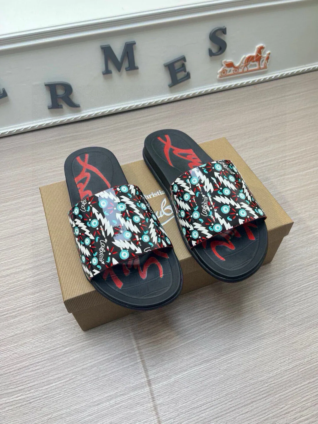 Шлепанцы Мужские Christian Louboutin 65761