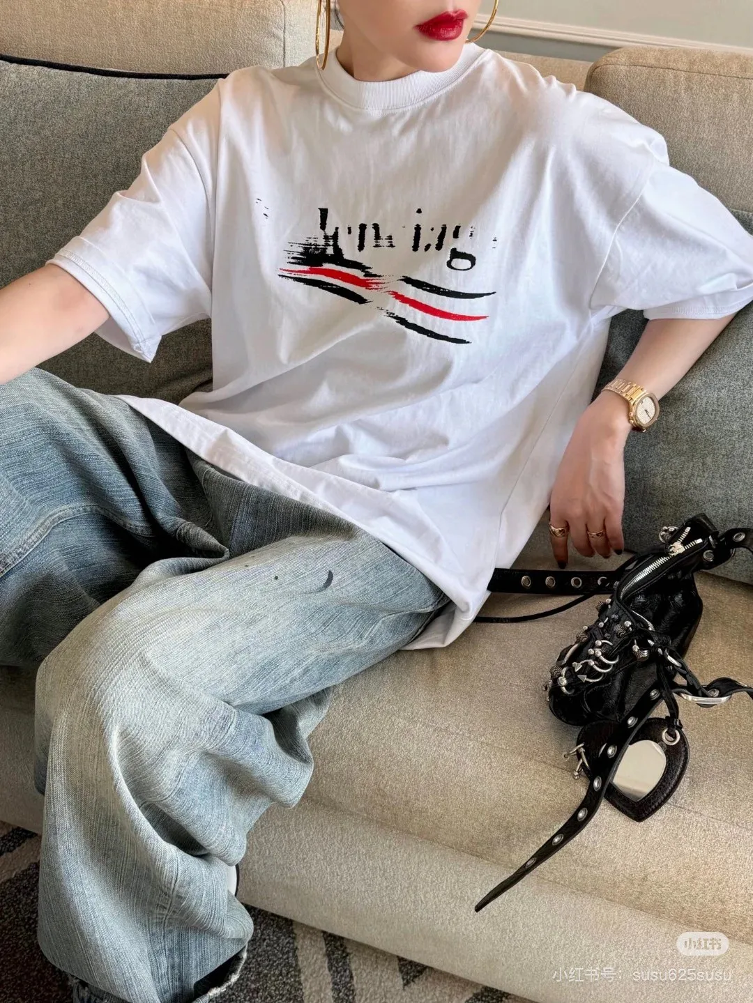 Футболки Женские Balenciaga 36120