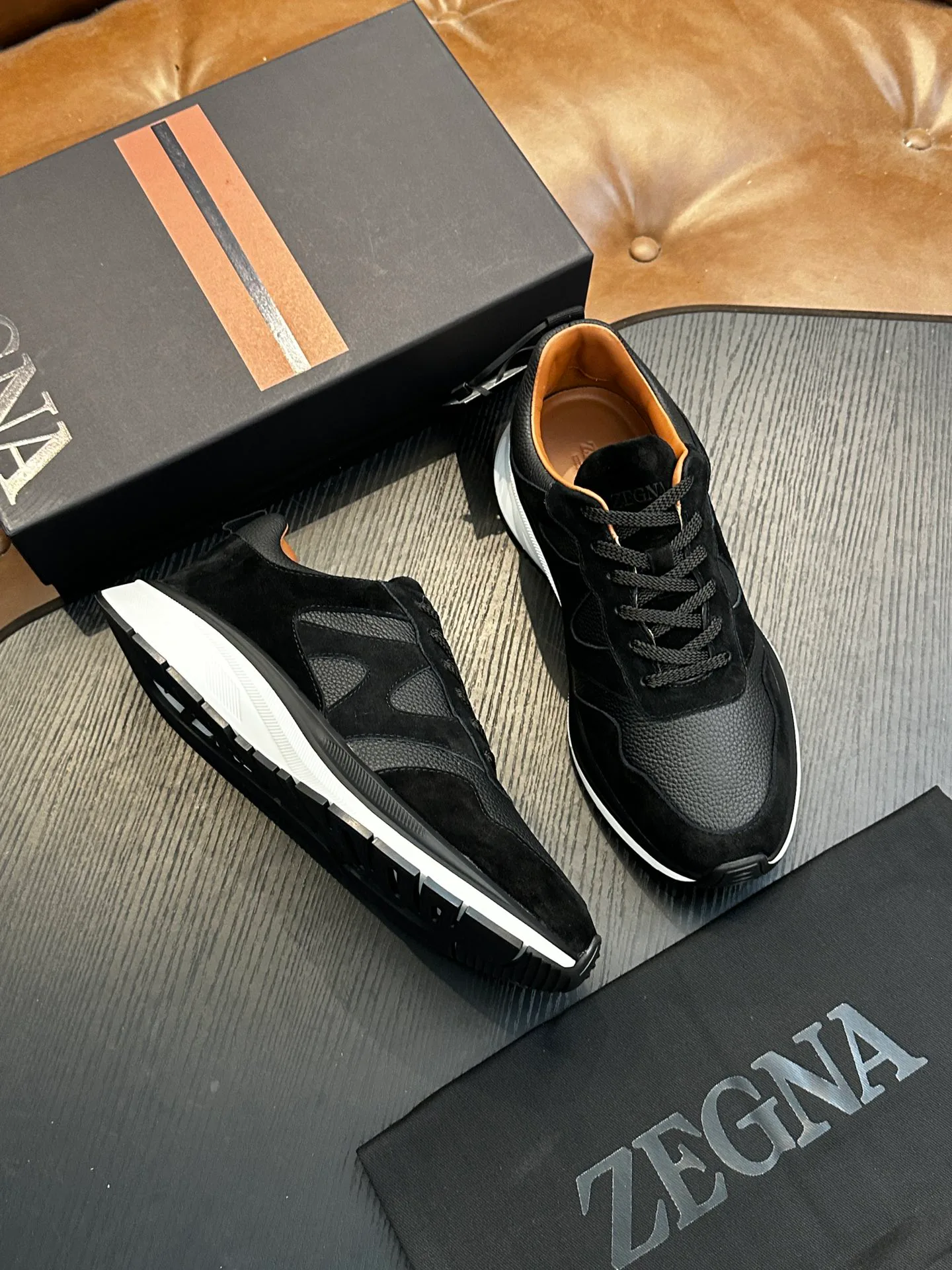 Кроссовки Мужские Zegna 357325