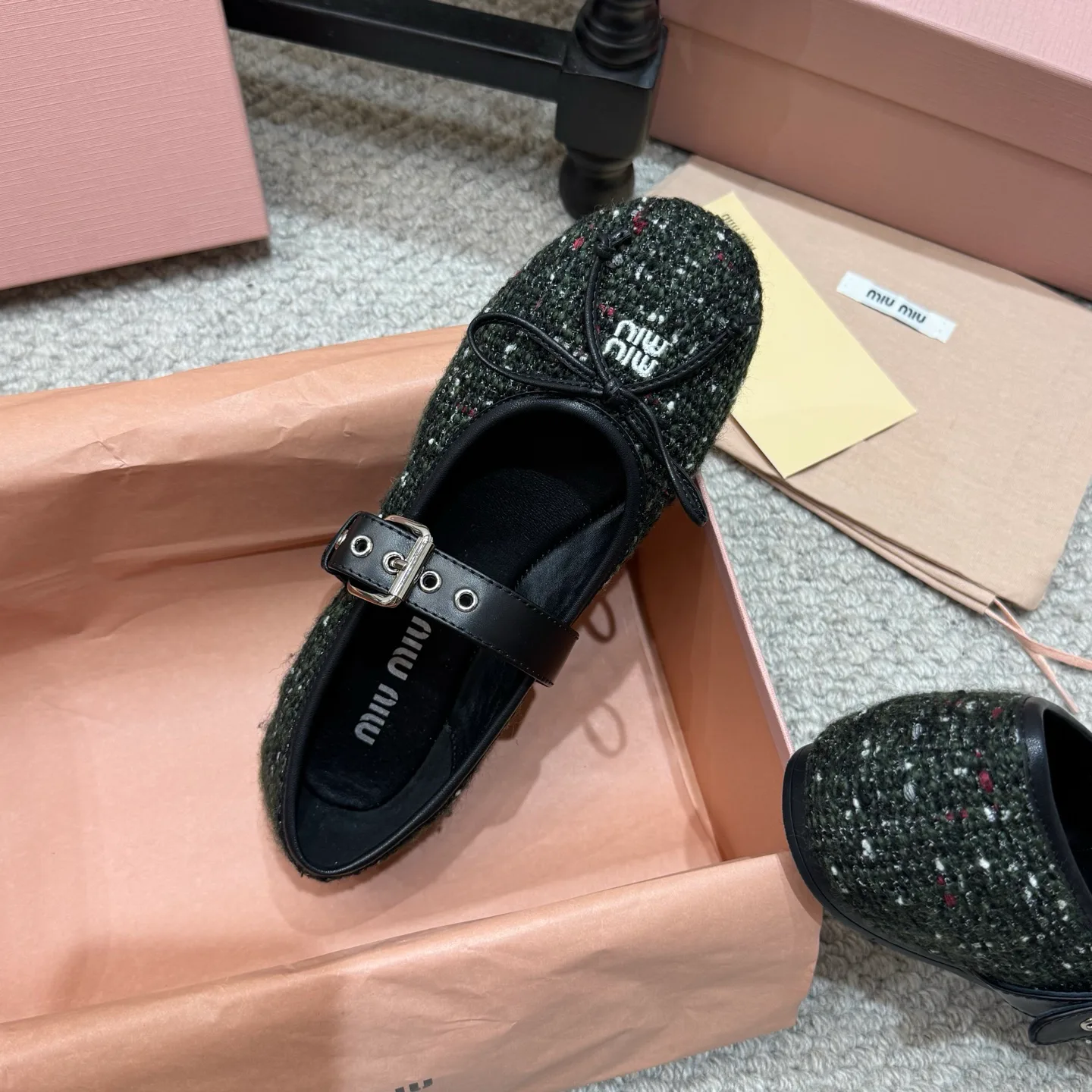 Балетки Женские Miu Miu 18676038