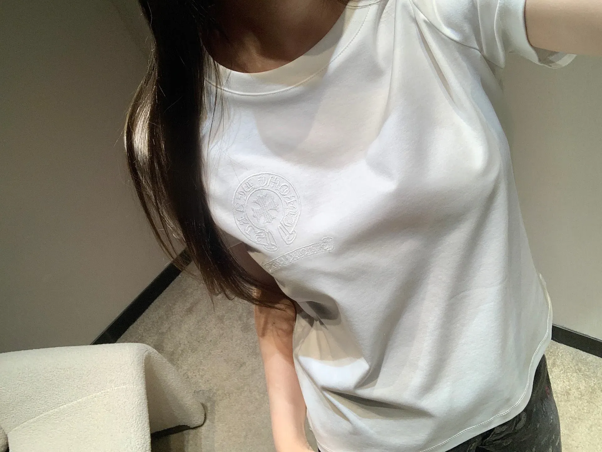 Футболки Женские Chrome Hearts 2292591