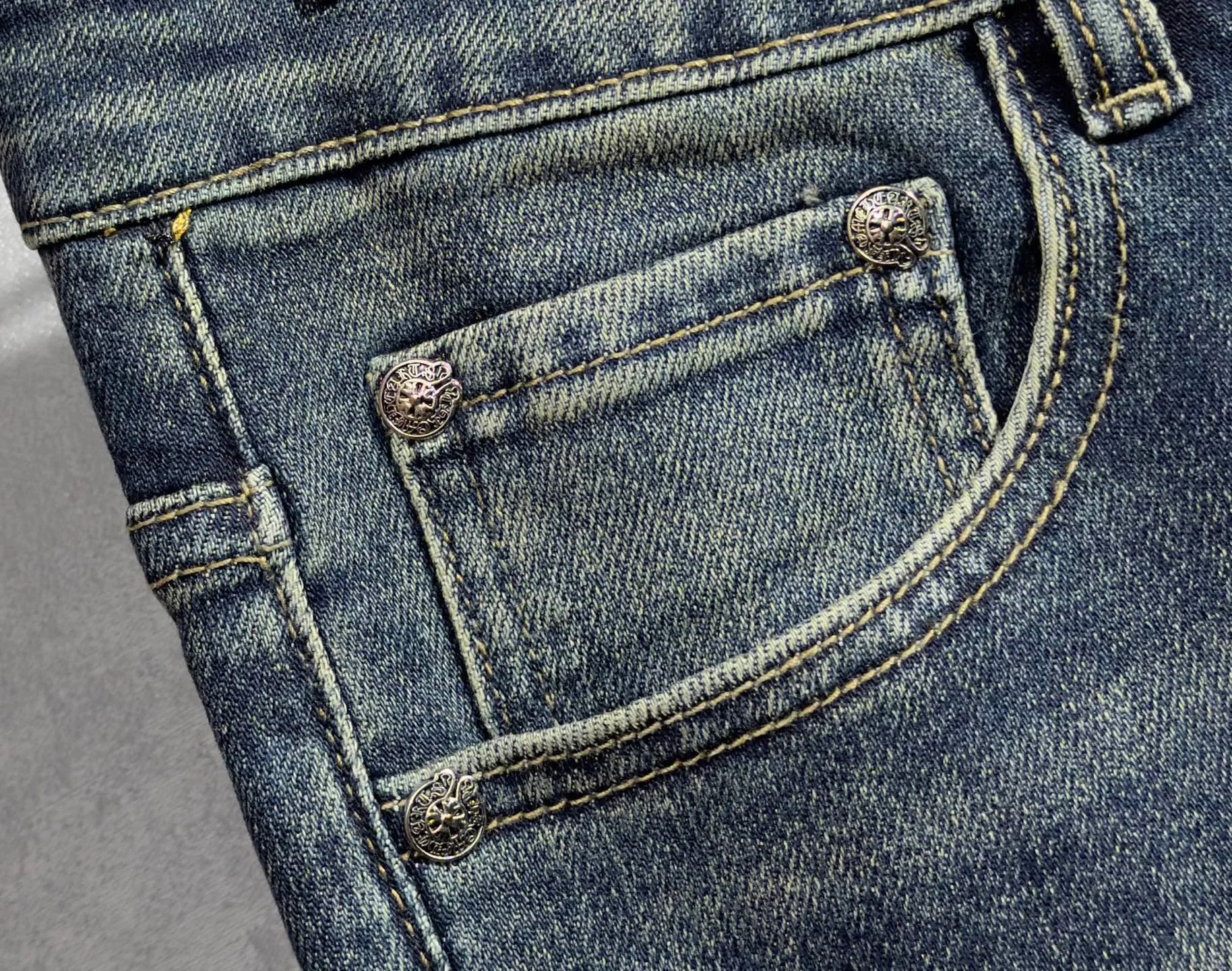Джинсы Мужские Chrome Hearts 18098362