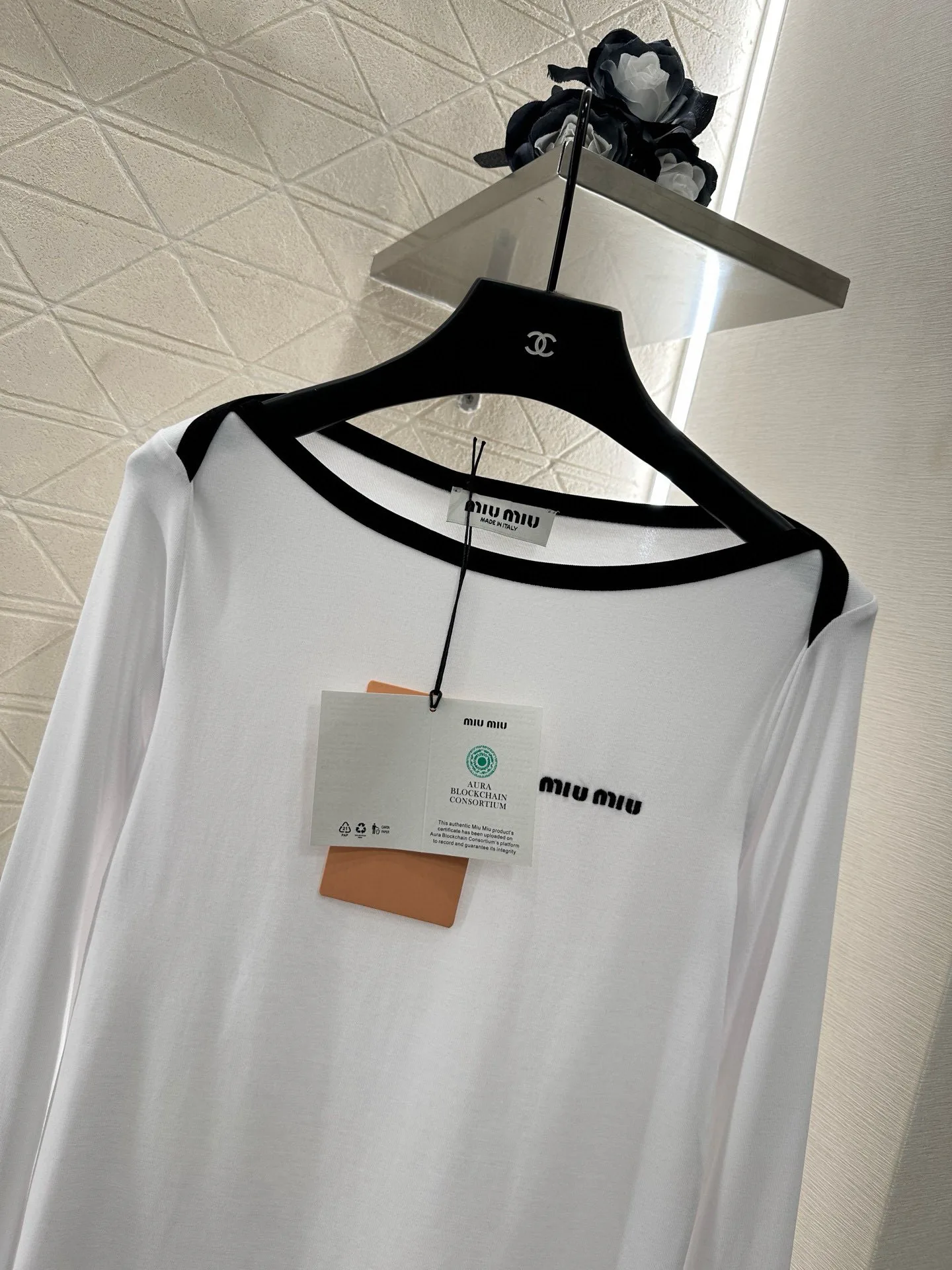 Лонгсливы Женские Miu Miu 4843383