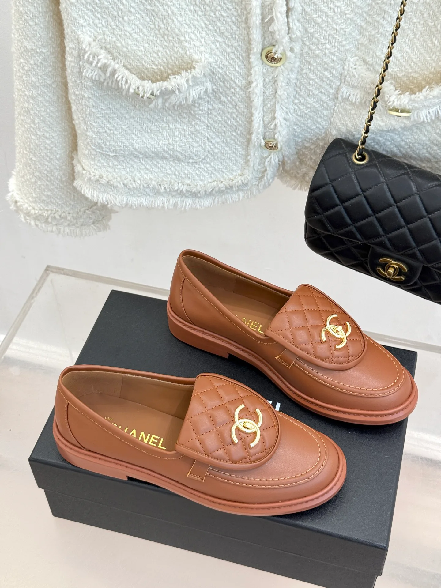 Лоферы И Мокасины Женские Chanel 17336067