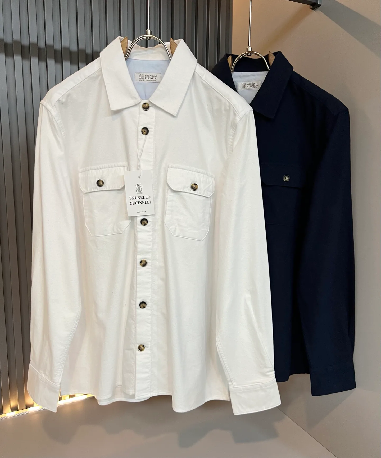 Рубашки Мужские Brunello Cucinelli 18080886