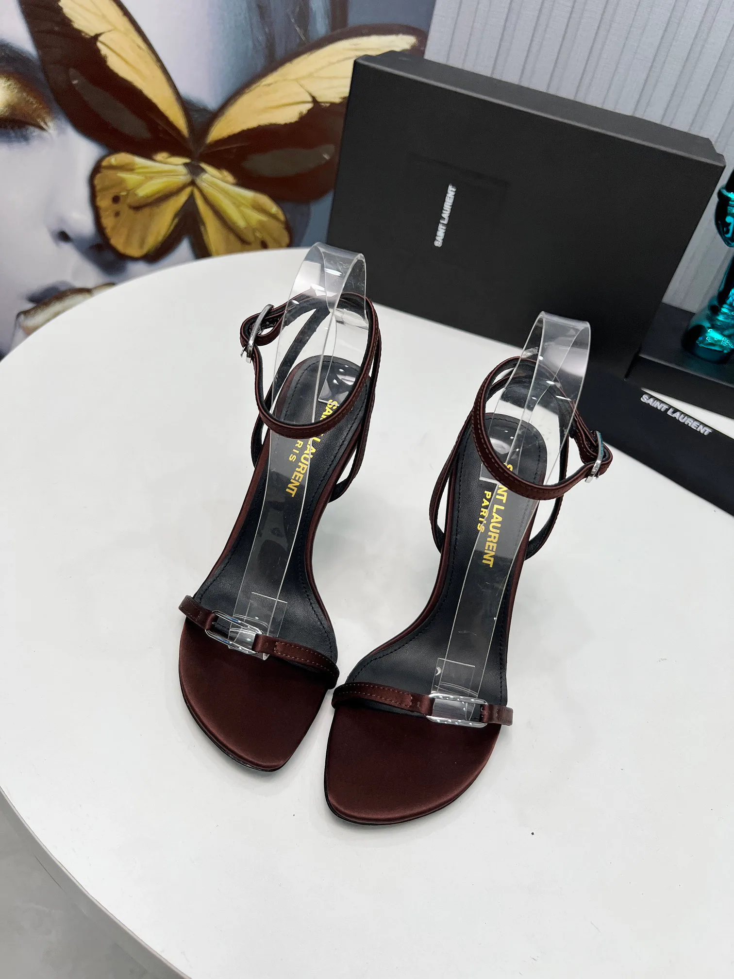 Босоножки Женские Saint Laurent 7184882