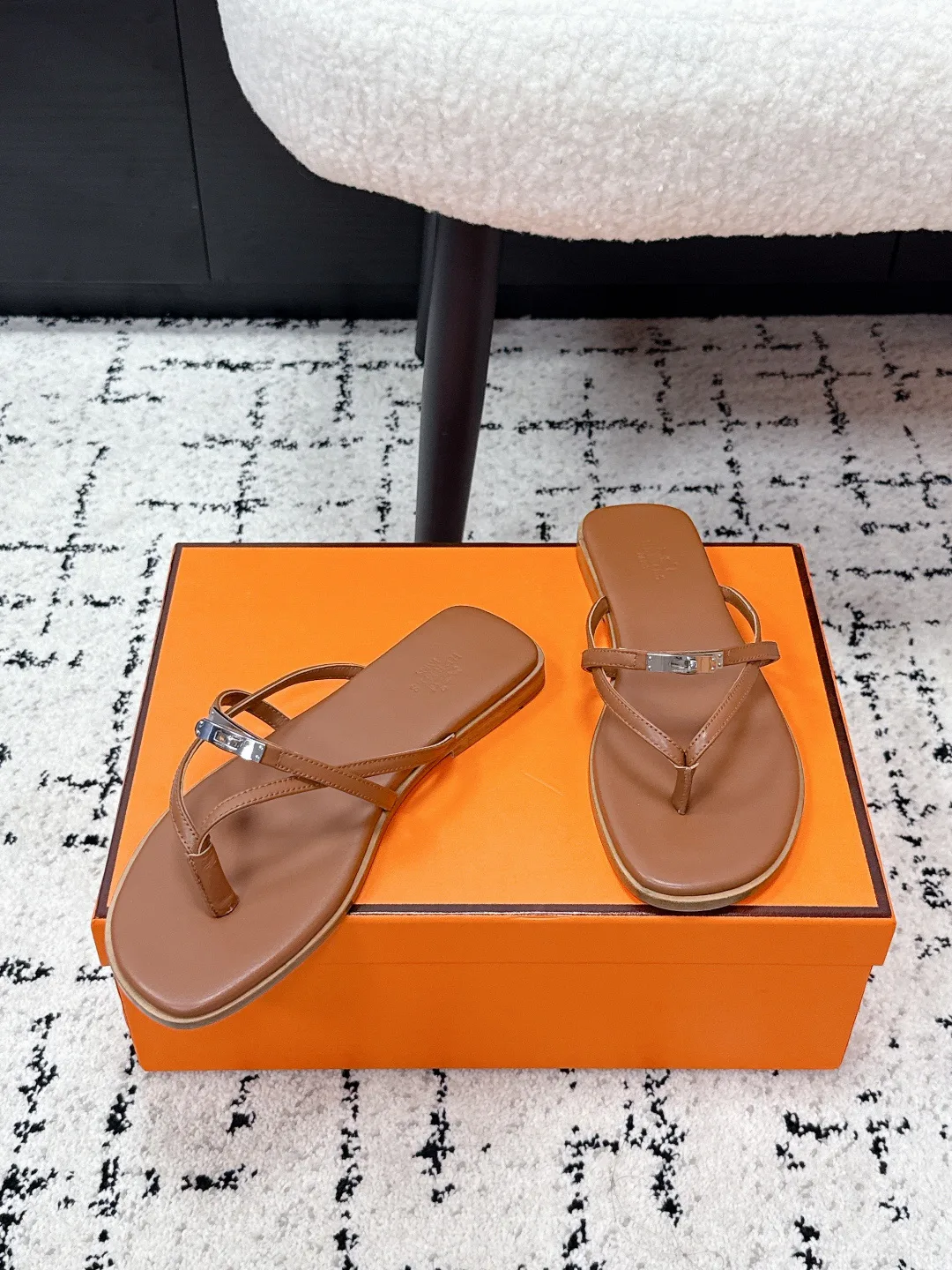 Шлепанцы Женские Hermes 11237976