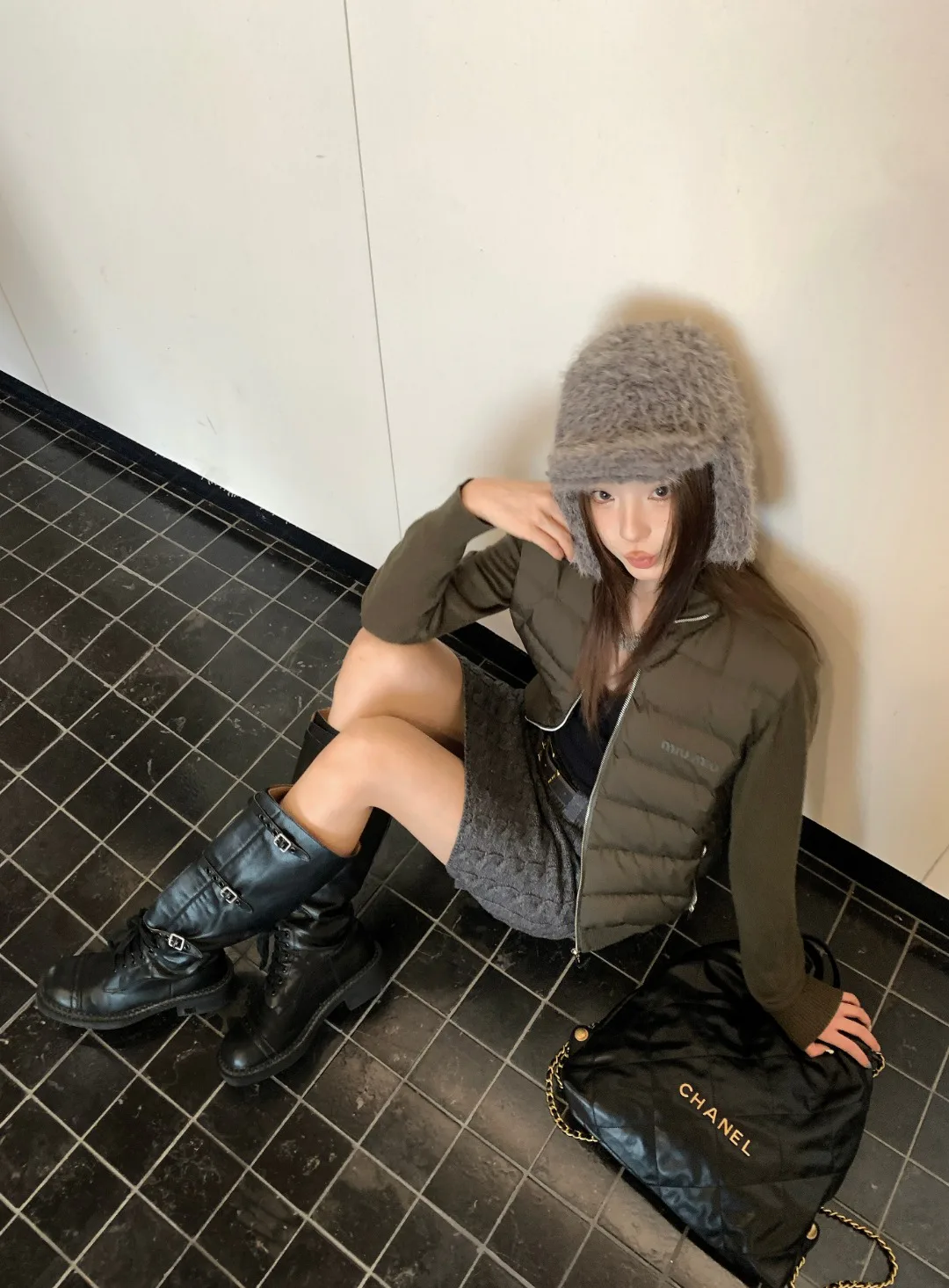 Куртки И Пуховики Женские Miu Miu 628752