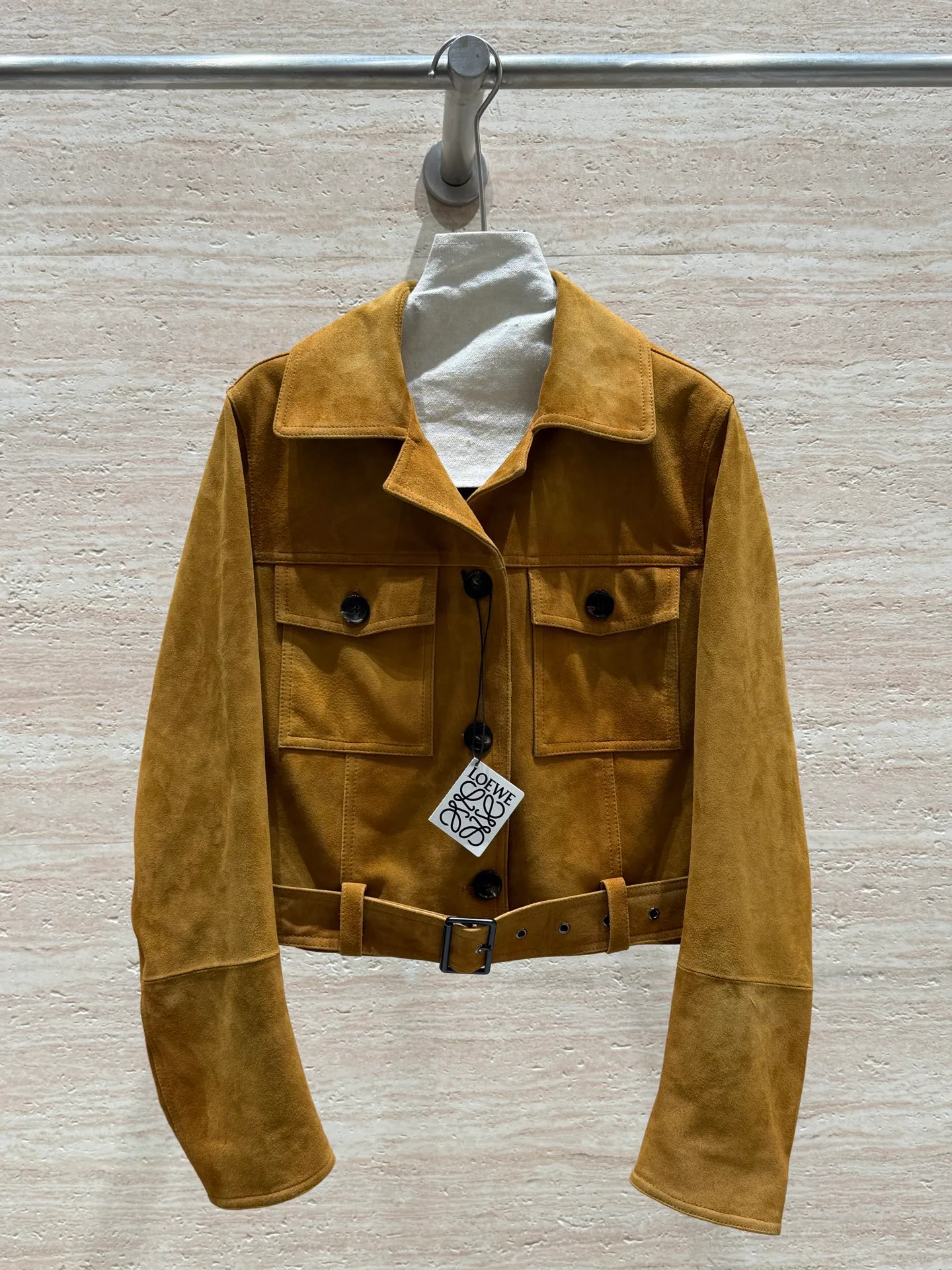 Кожаные Куртки И Дублёнки Женские Loewe 10207251