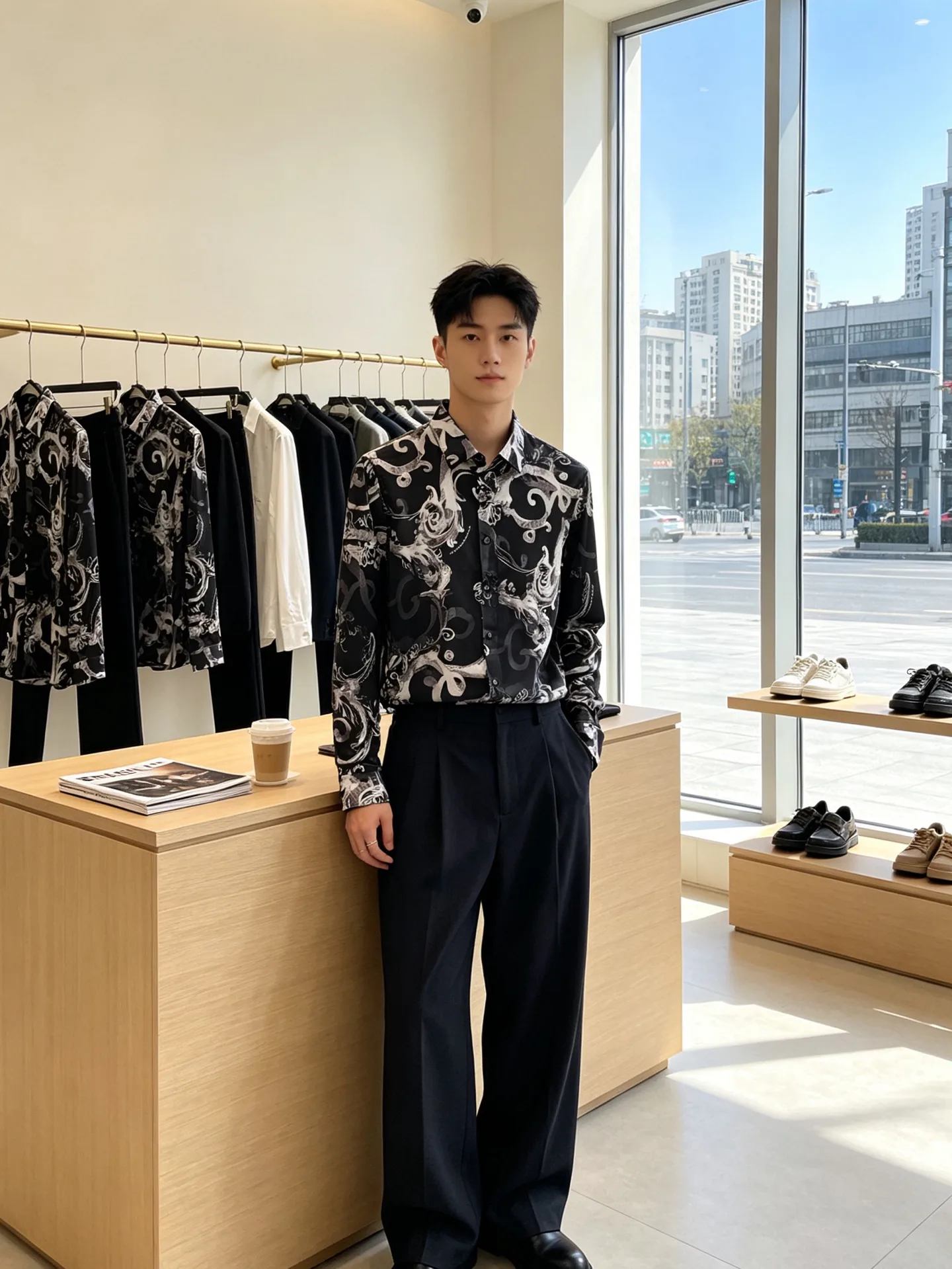 Рубашки Мужские Versace 18795848
