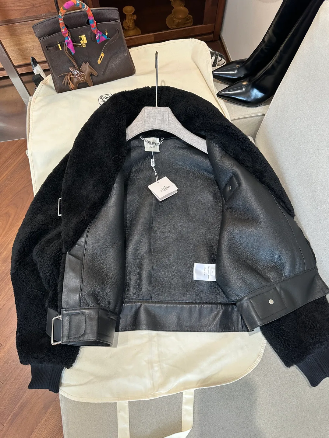 Кожаные Куртки И Дублёнки Женские Hermes 20098279