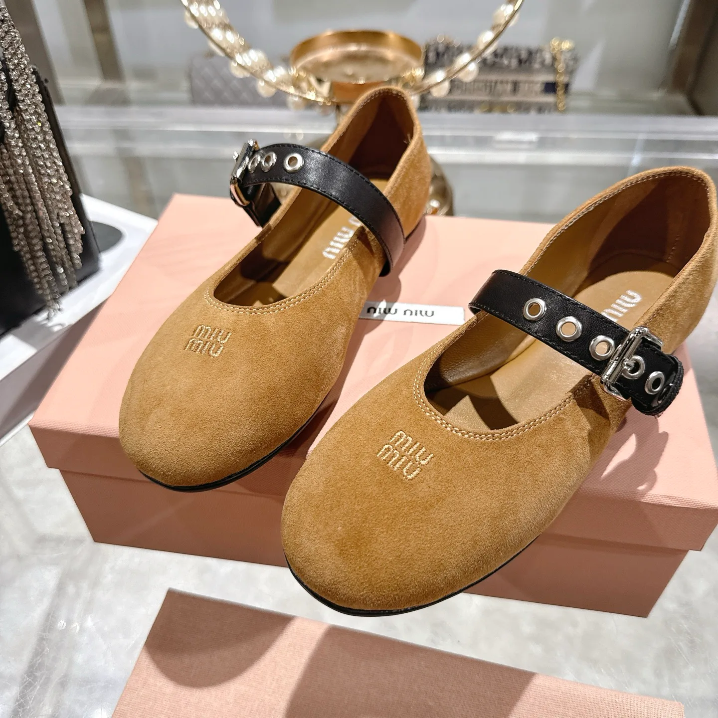 Балетки Женские Miu Miu 11677173