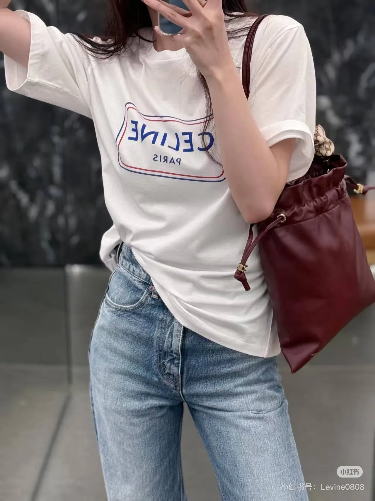 Футболки Женские Celine 9813879