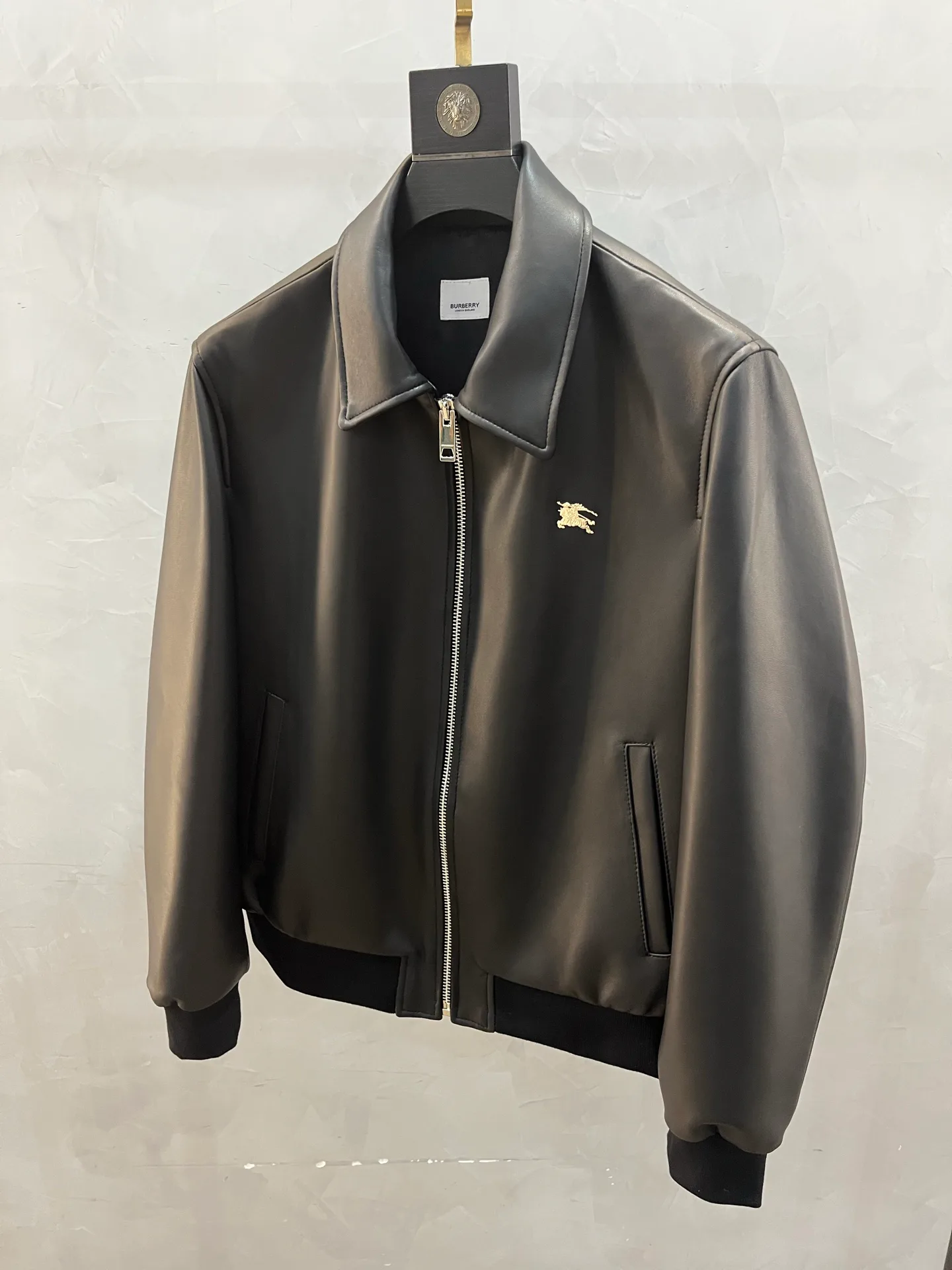 Кожаные Куртки И Дублёнки Мужские Burberry 13510683