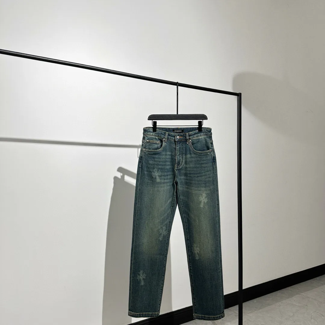 Джинсы Мужские Chrome Hearts 150485