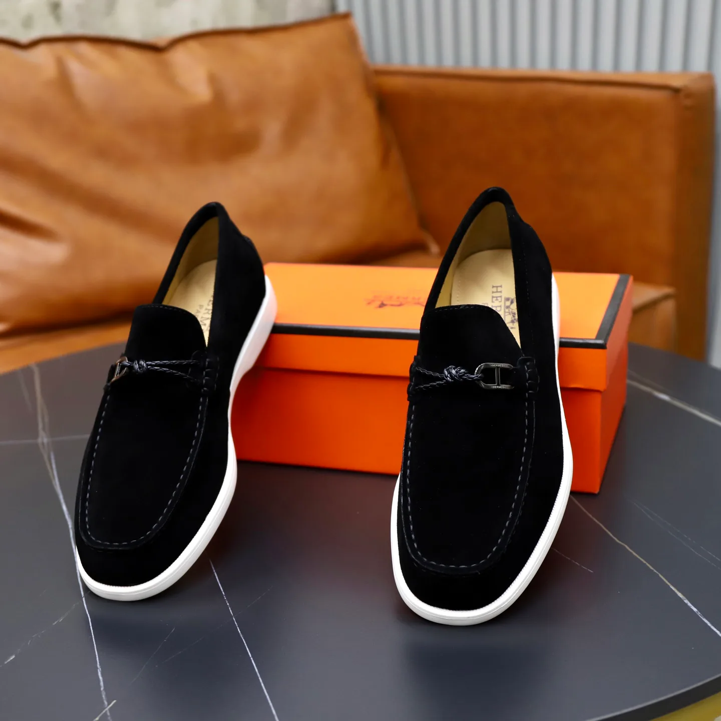 Лоферы И Туфли Мужские Hermes 18103093