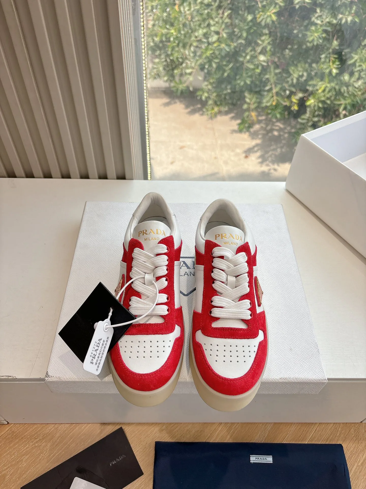 Кеды Женские Prada 9783