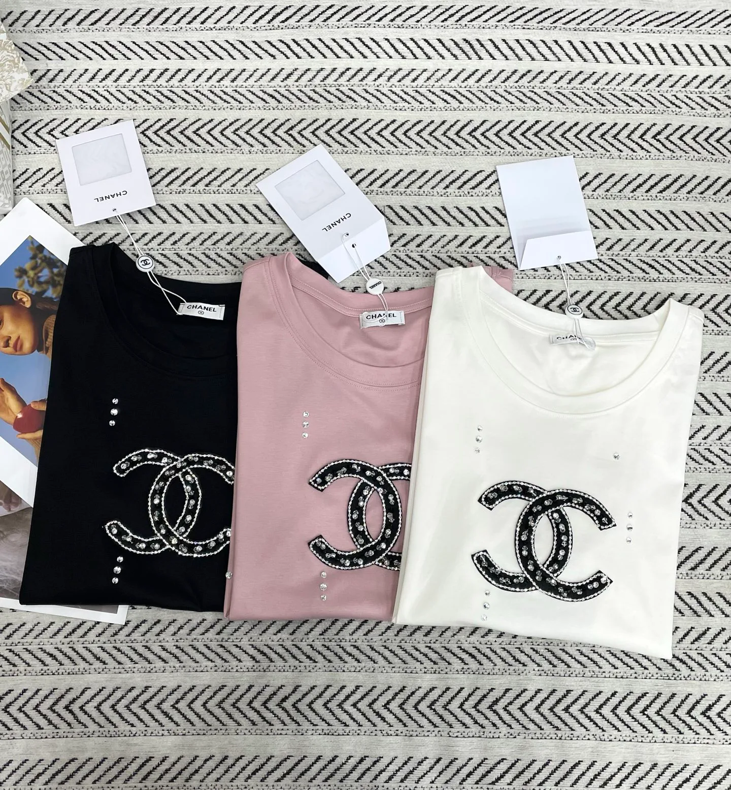 Футболки Женские Chanel 11639716