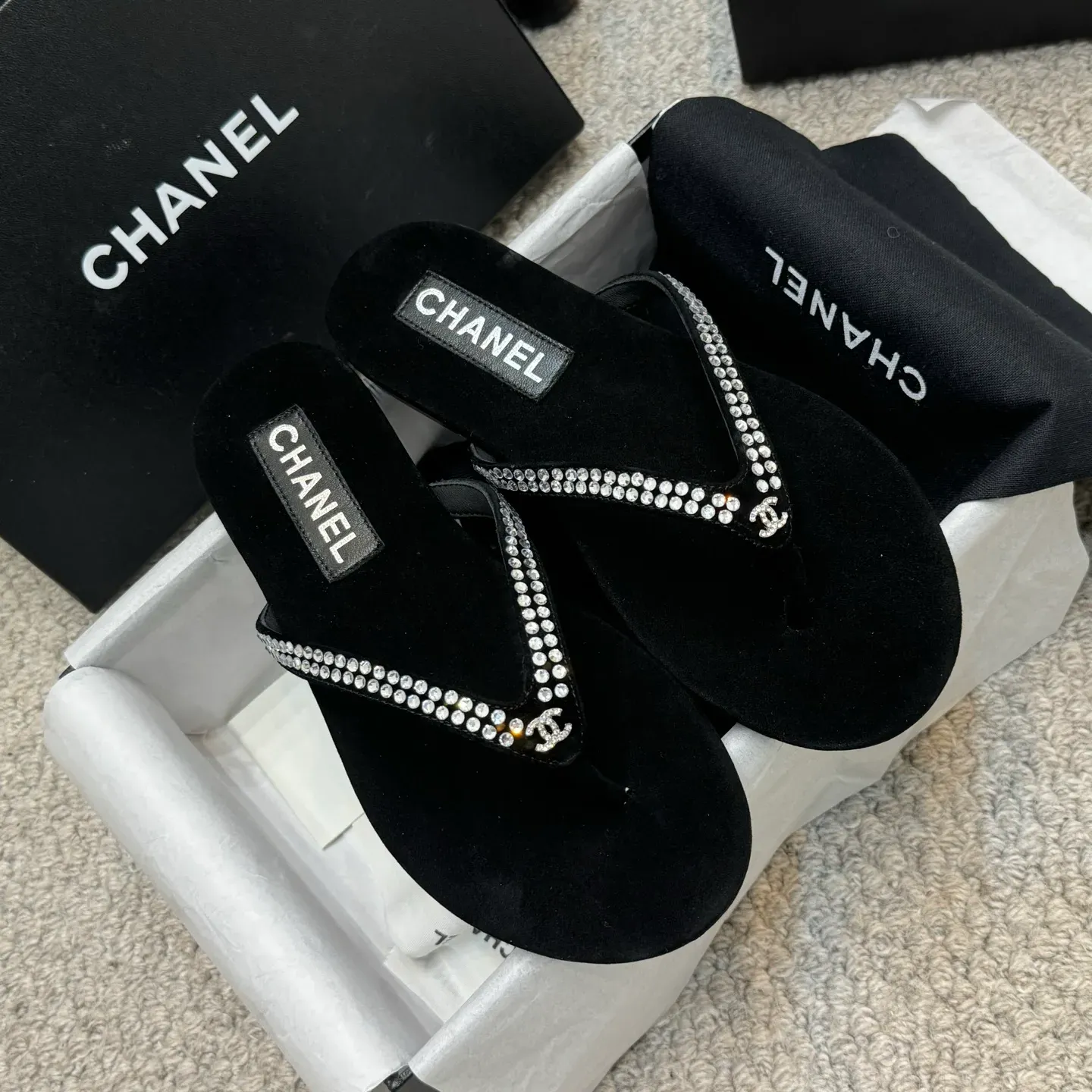 Шлепанцы Женские Chanel 13844