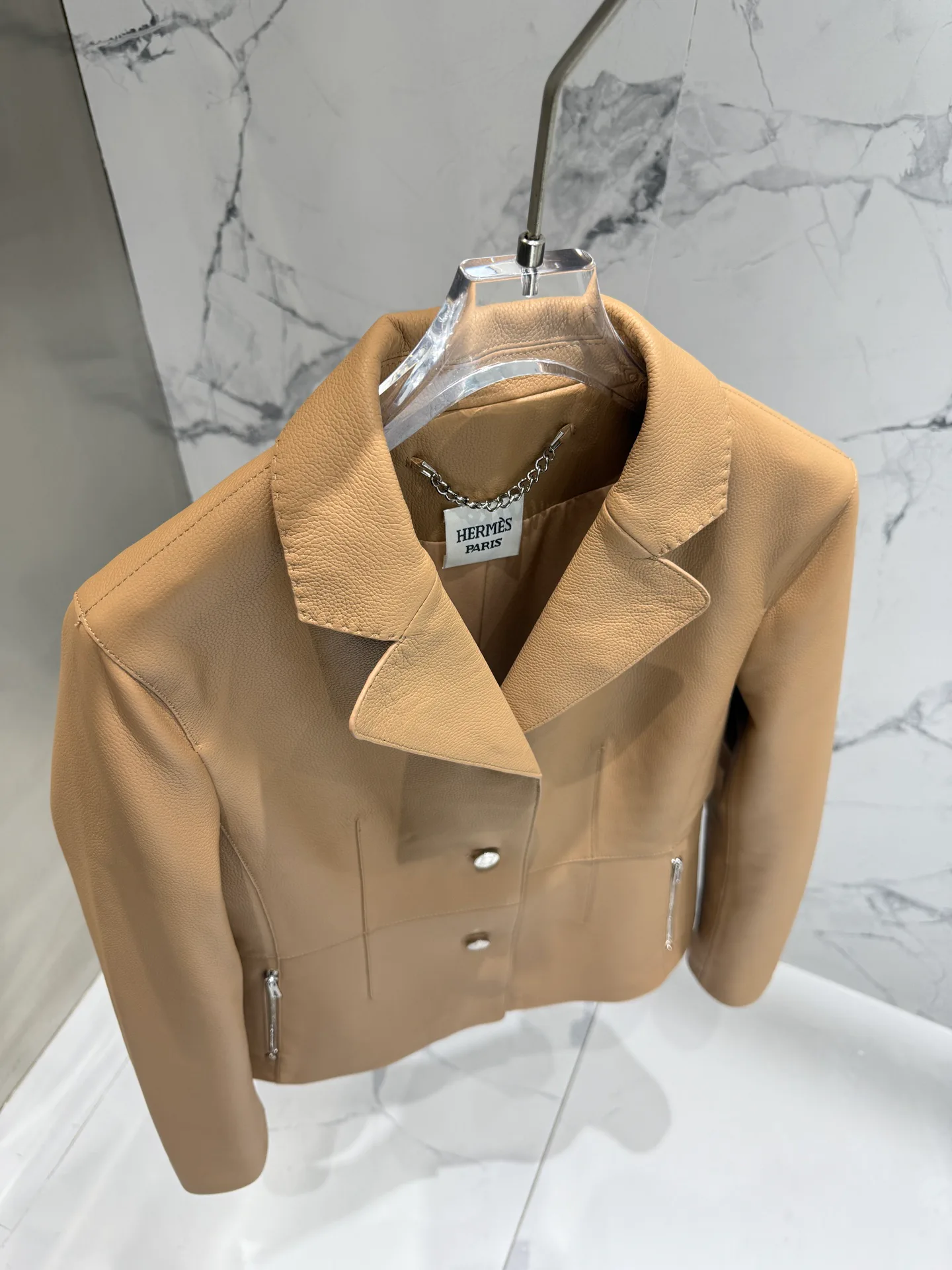 Кожаные Куртки И Дублёнки Женские Hermes 11310636