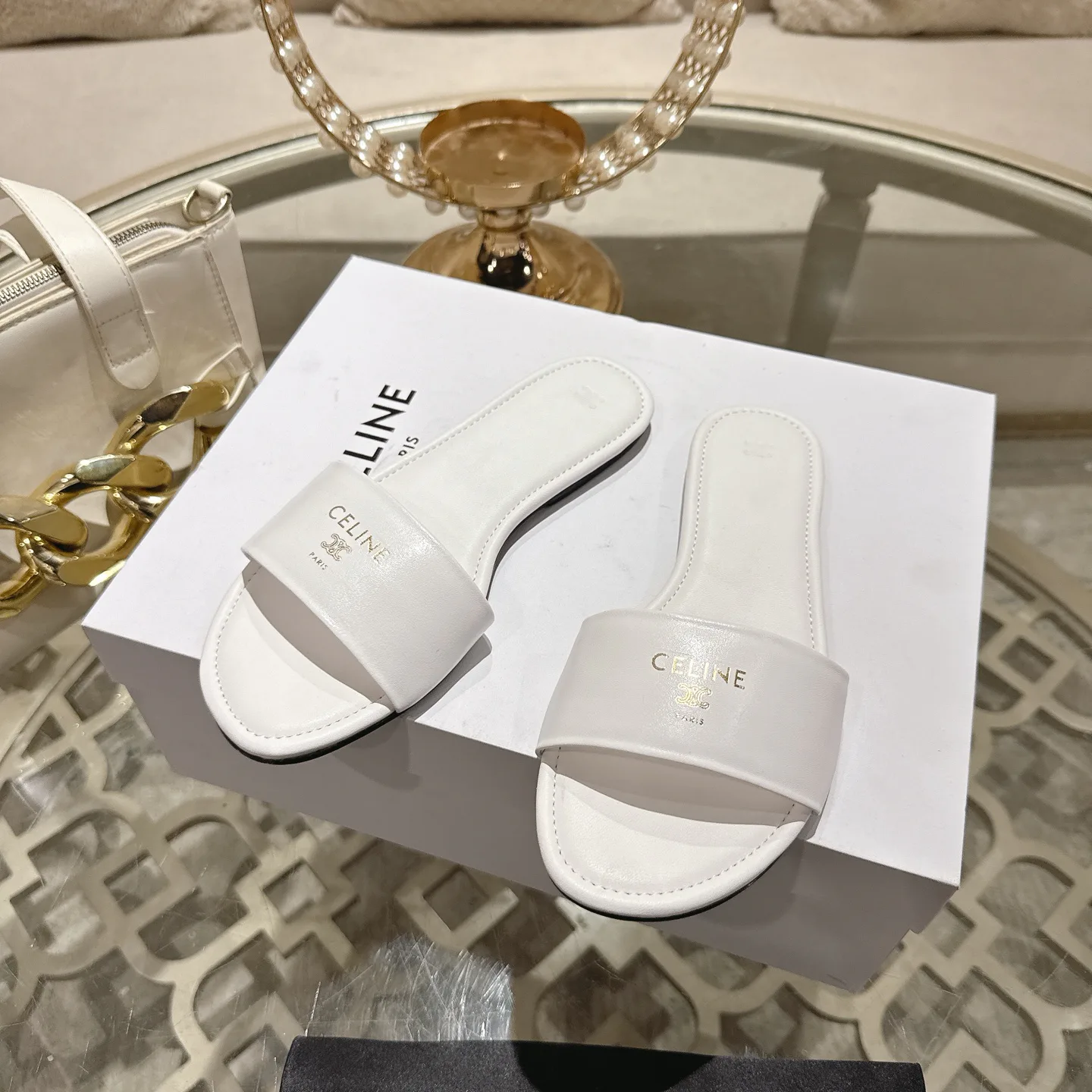 Шлепанцы Женские Celine 2375715