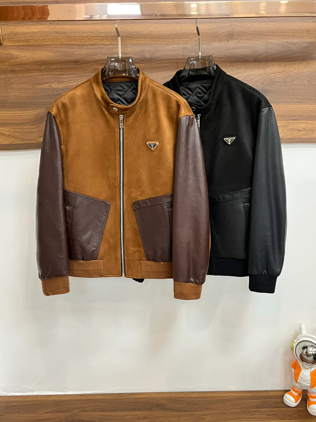 Кожаные Куртки И Дублёнки Мужские Prada 4314570