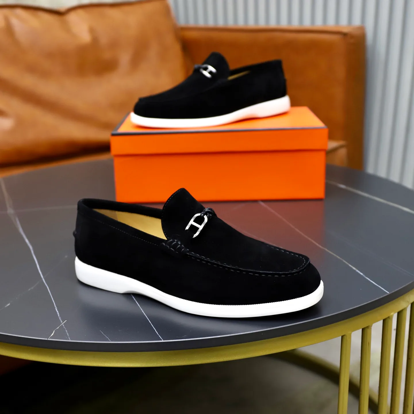 Лоферы И Туфли Мужские Hermes 18103093