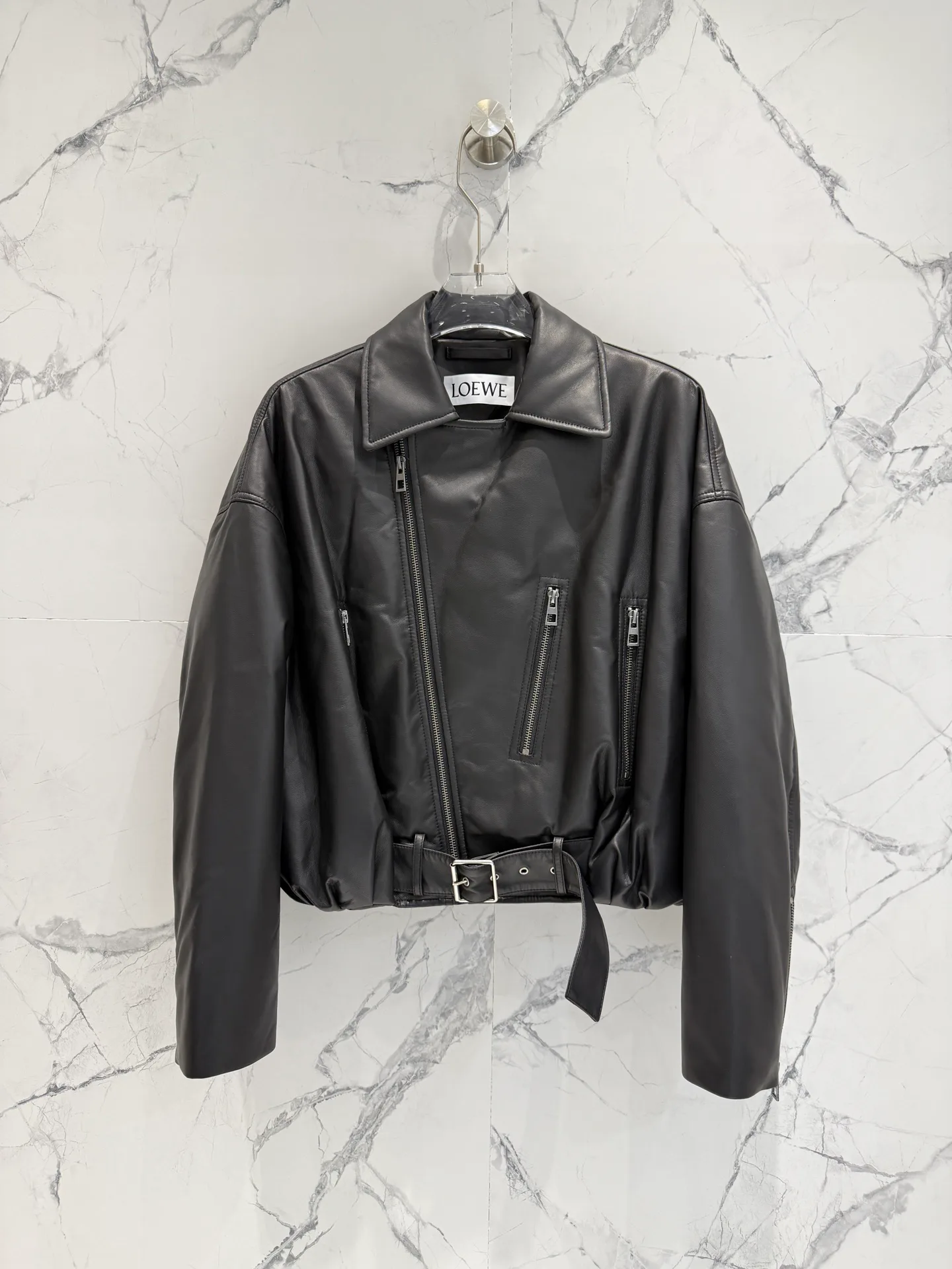 Кожаные Куртки И Дублёнки Женские Loewe 11868478