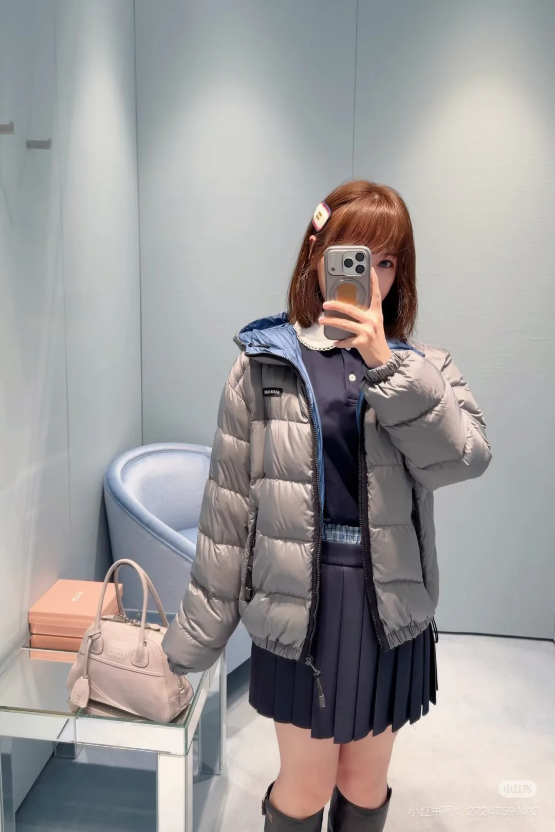 Куртки И Пуховики Женские Miu Miu 18221113