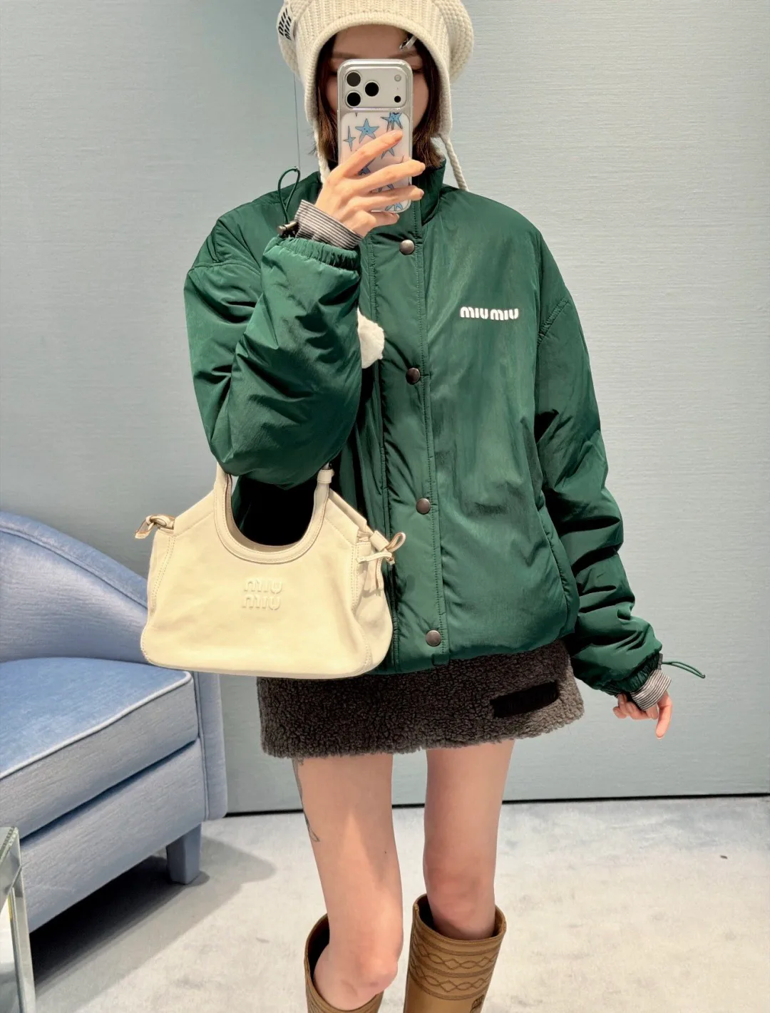 Куртки И Пуховики Женские Miu Miu 18465894