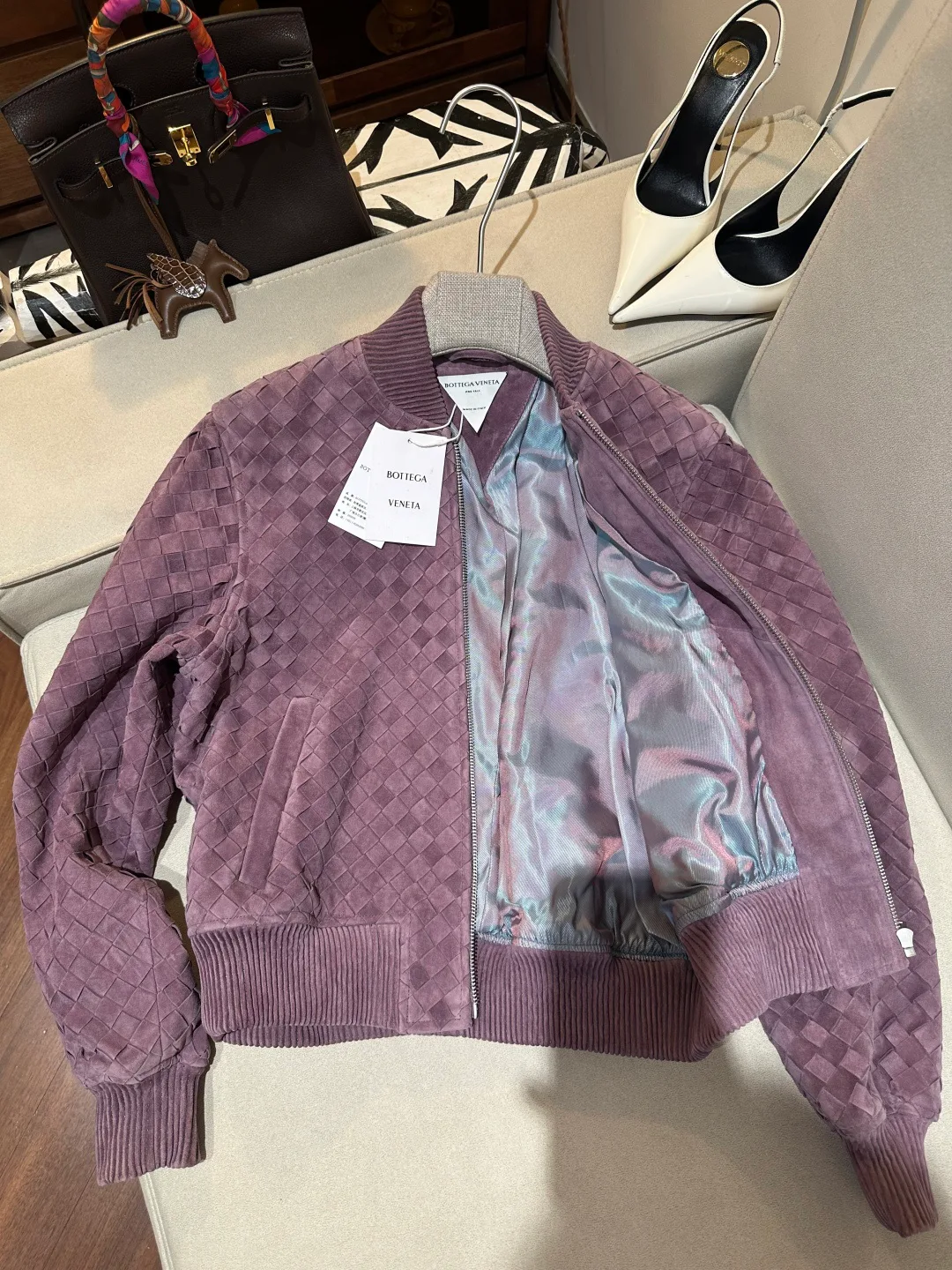 Кожаные Куртки И Дублёнки Женские Bottega Veneta 18562975