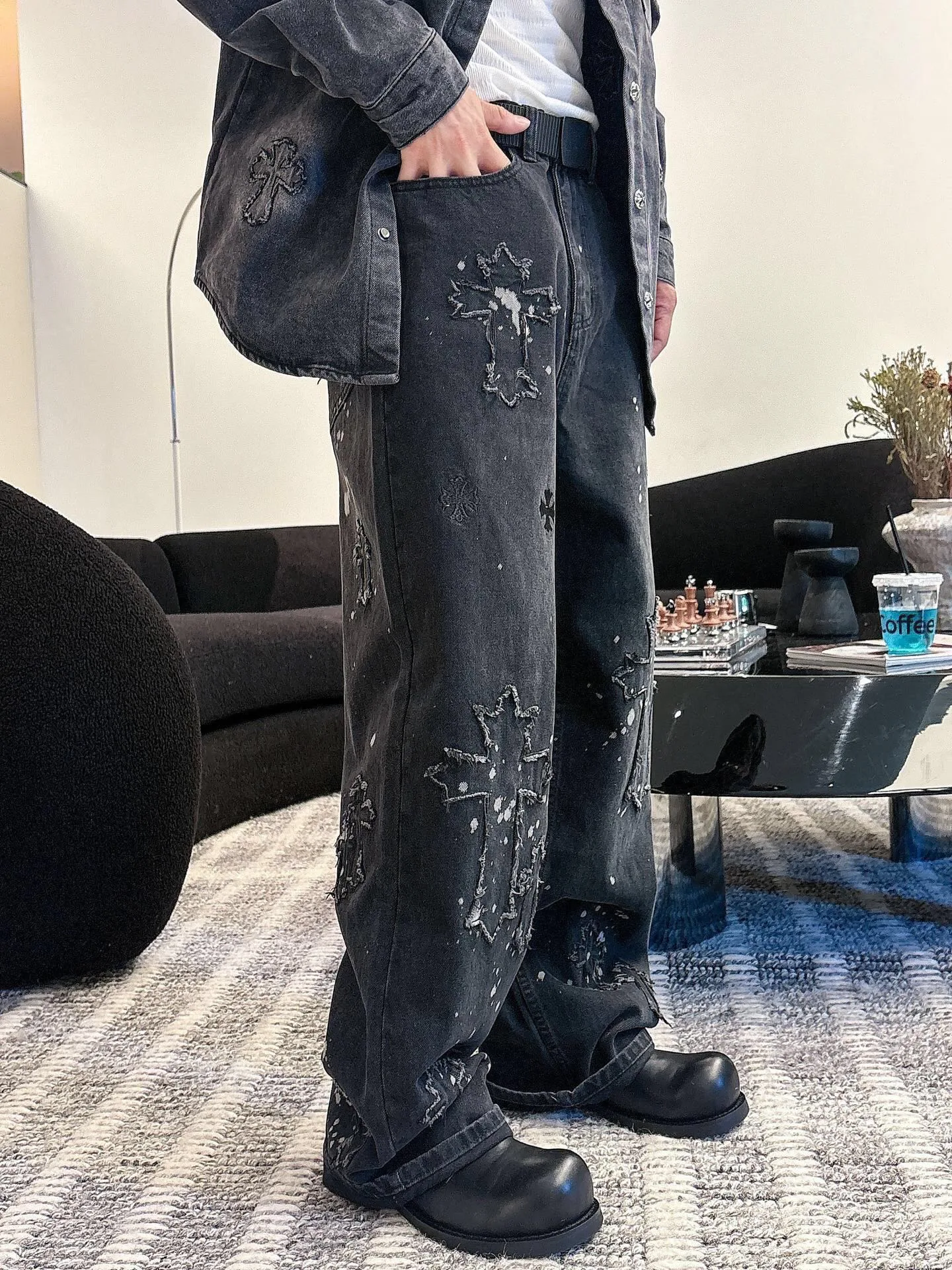 Джинсы Мужские Chanel 431571