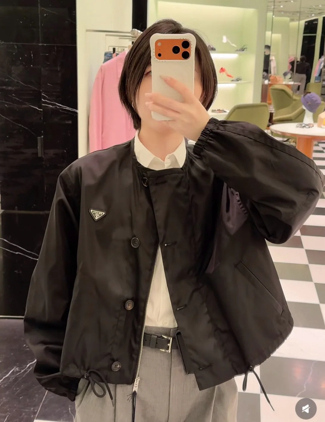 Куртки И Пуховики Женские Prada 17995957