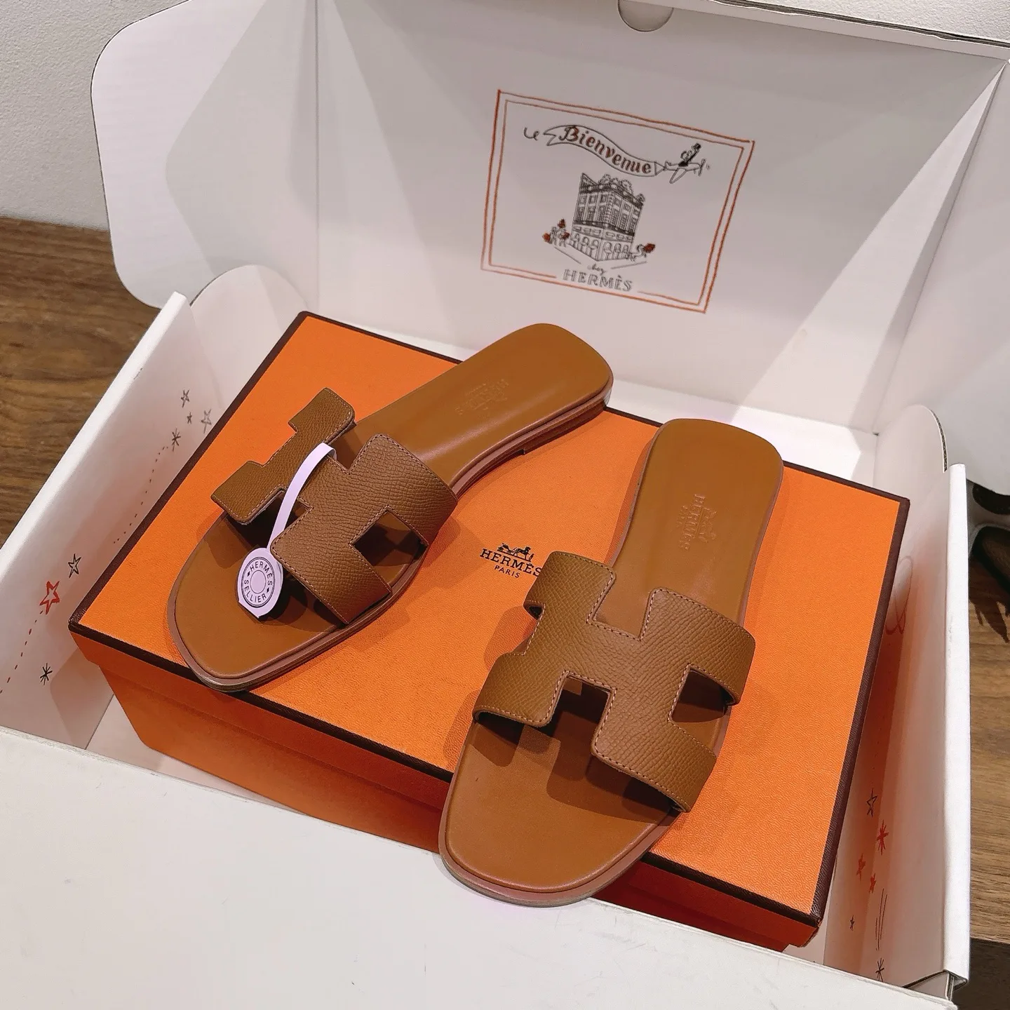 Шлепанцы Женские Hermes 873867