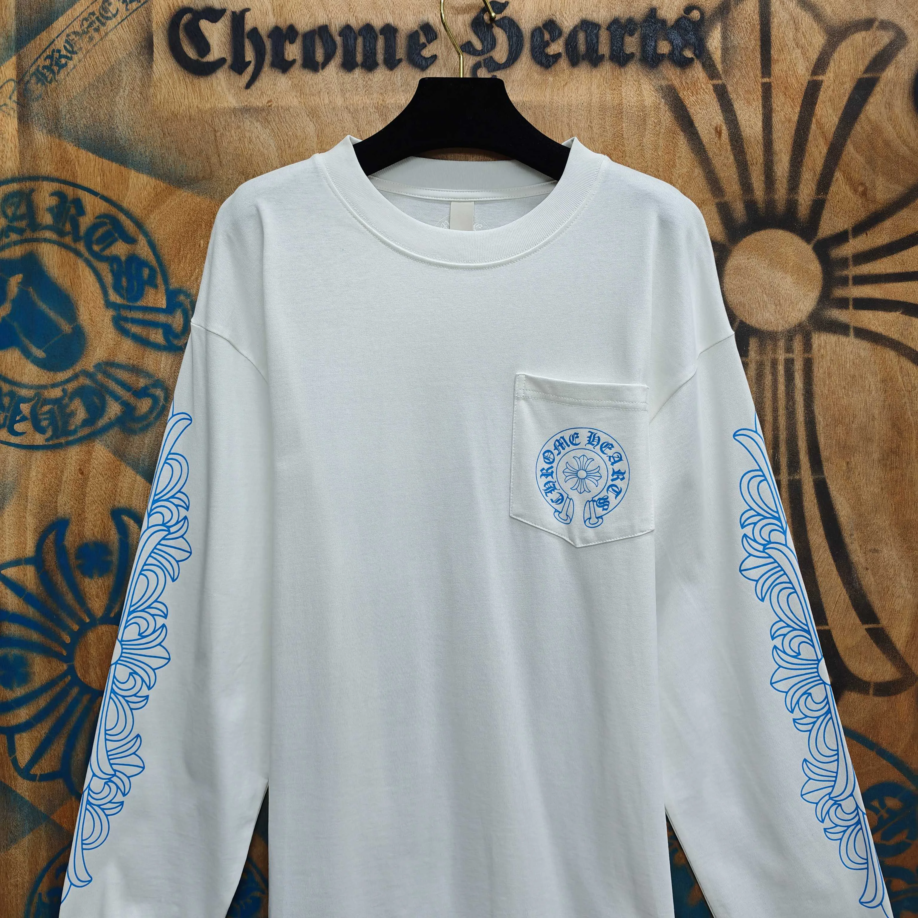 Лонгсливы Мужские Chrome Hearts 11808748