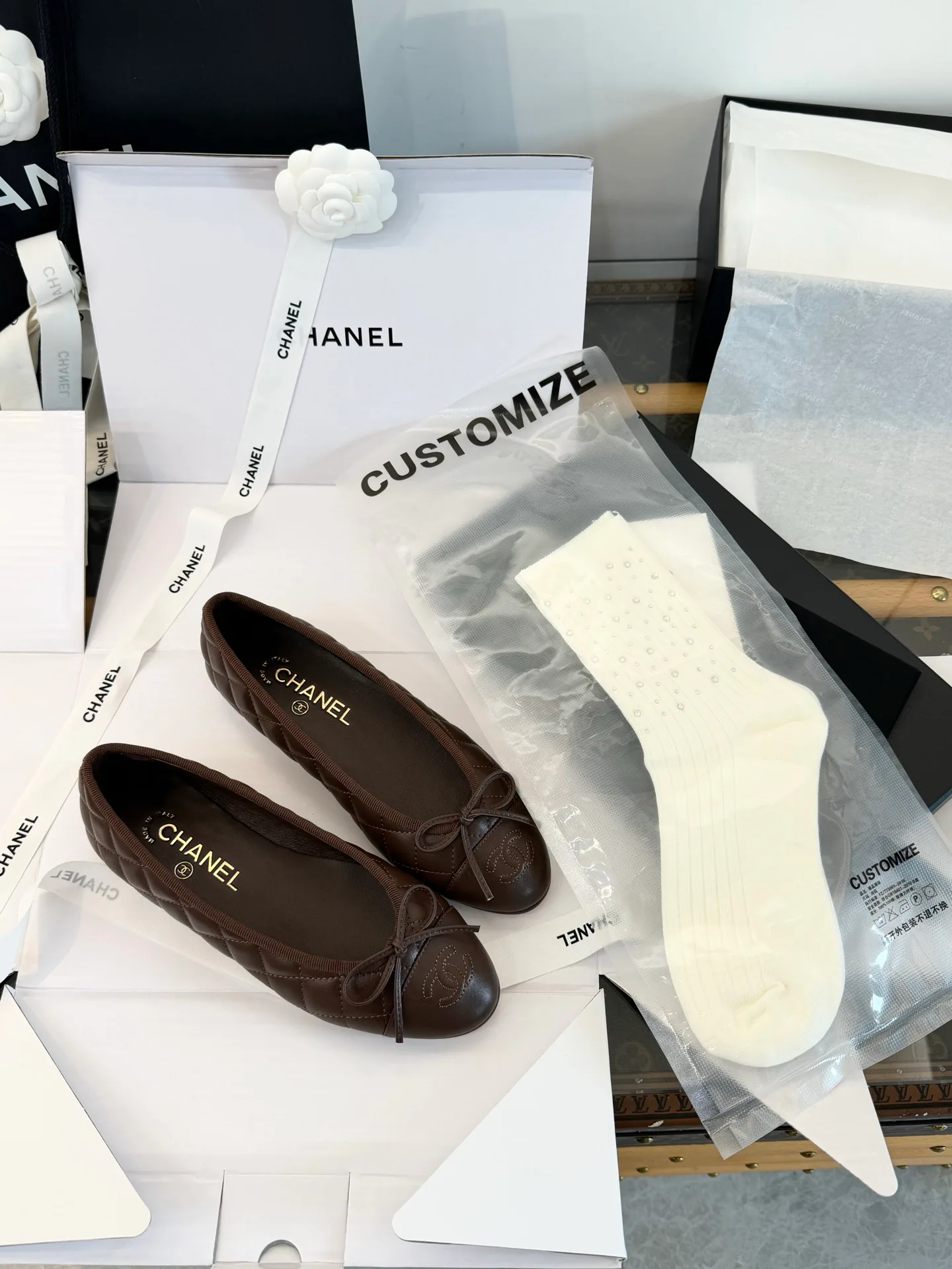 Балетки Женские Chanel 19038971