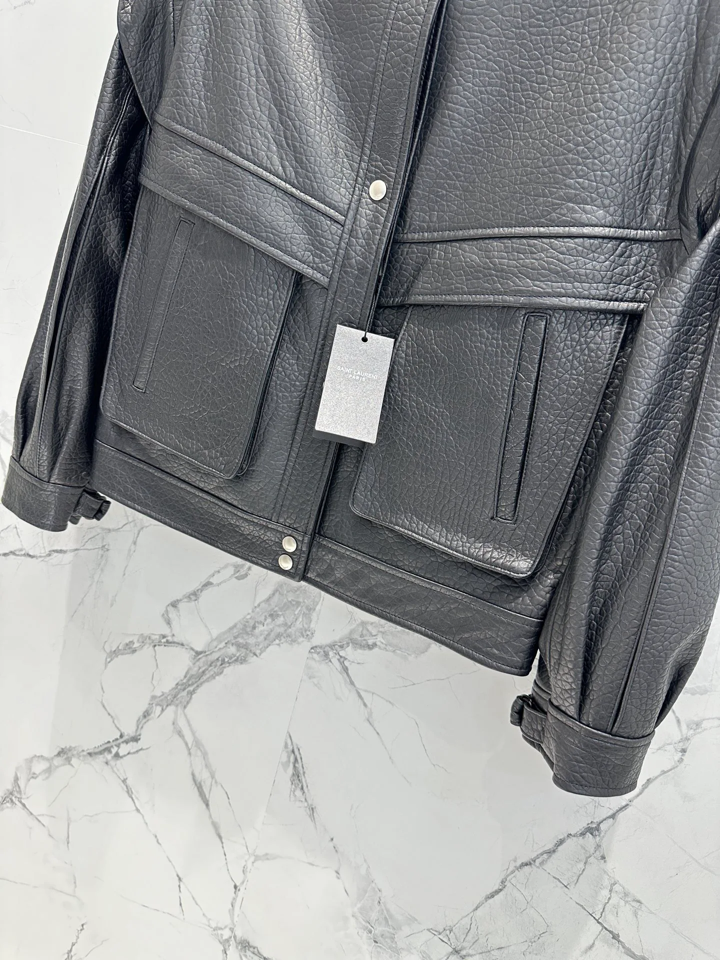 Кожаные Куртки И Дублёнки Женские Saint Laurent 11598152