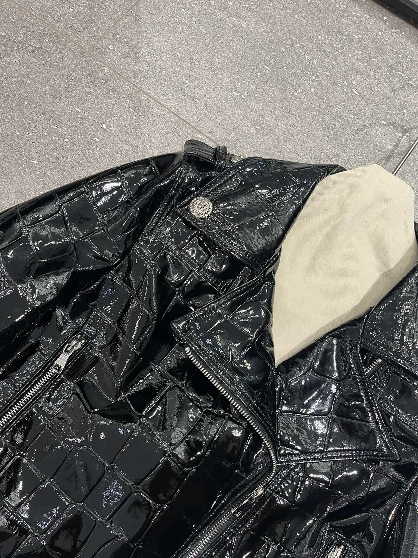 Кожаные Куртки И Дублёнки Женские Balmain 10088579