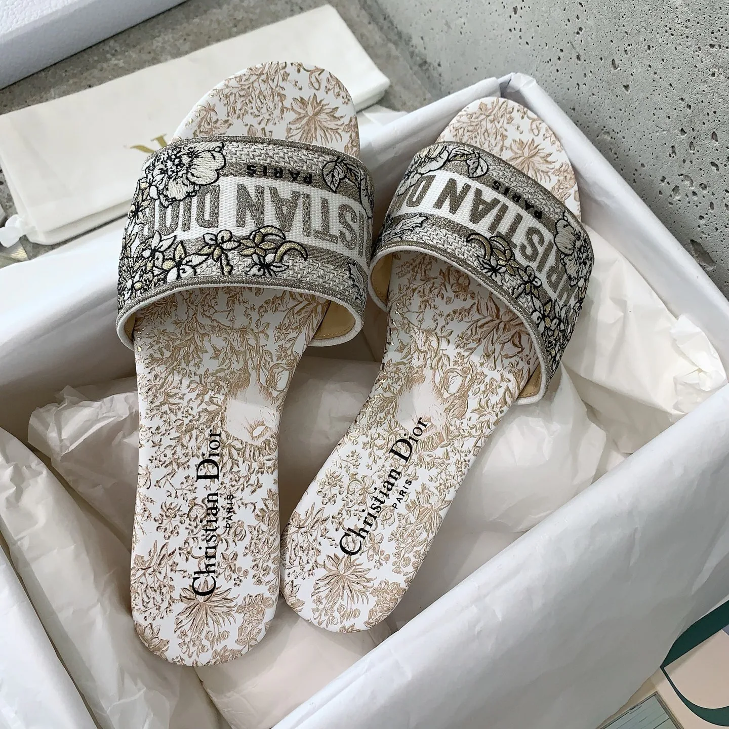 Шлепанцы Женские Christian Dior 32690