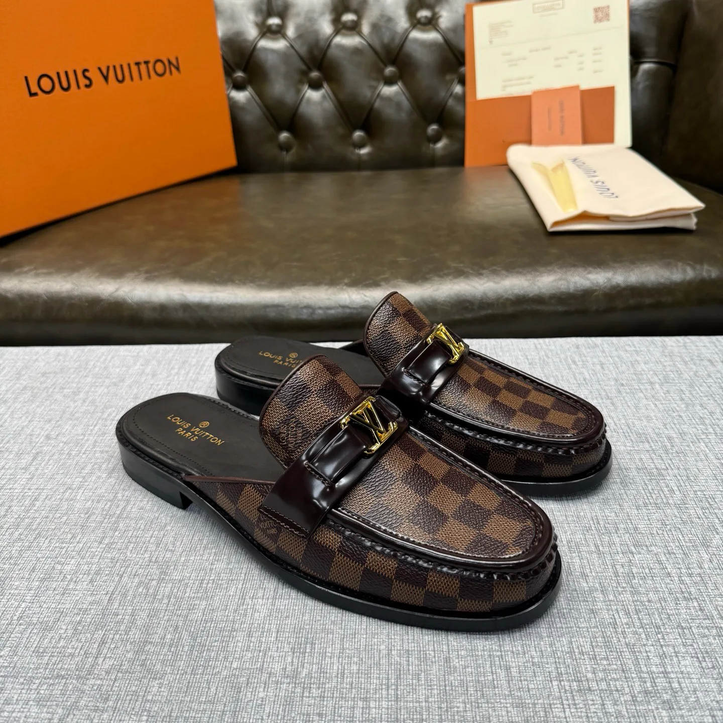 Мюли И Сабо Мужские Louis Vuitton 14859099