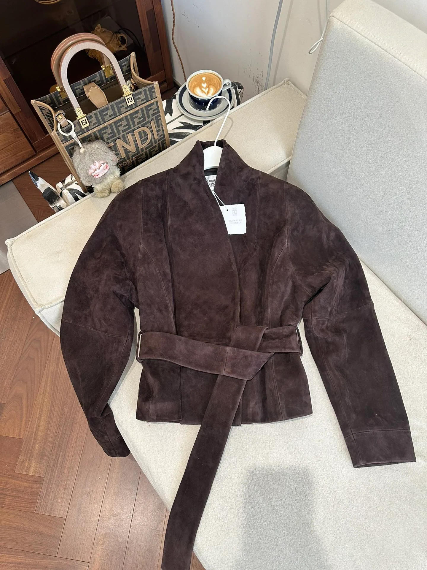 Кожаные Куртки И Дублёнки Женские Brunello Cucinelli 11814005