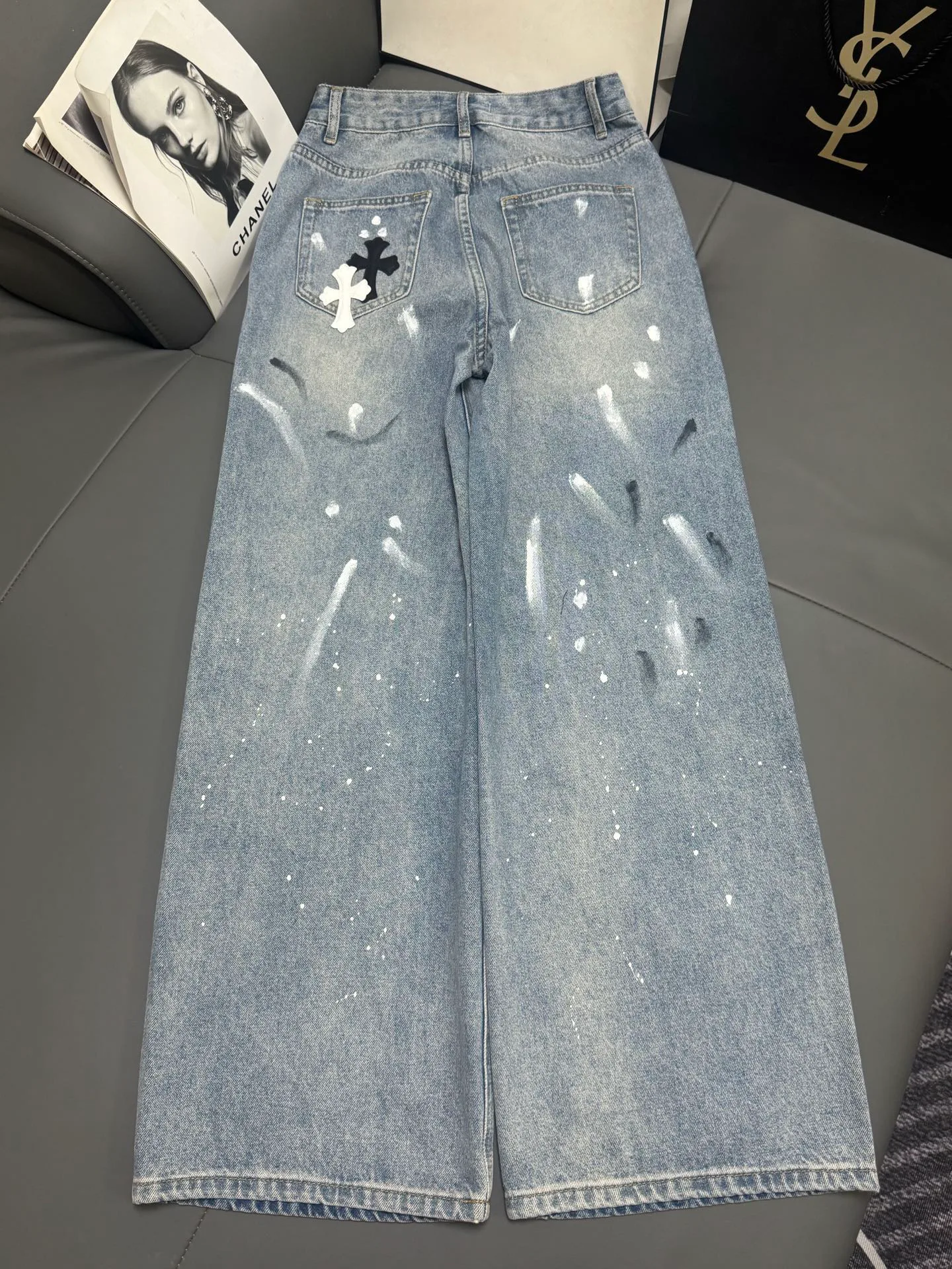 Джинсы Женские Chrome Hearts 11150325