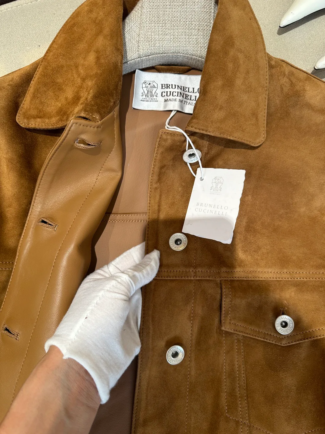 Кожаные Куртки И Дублёнки Женские Brunello Cucinelli 19045948