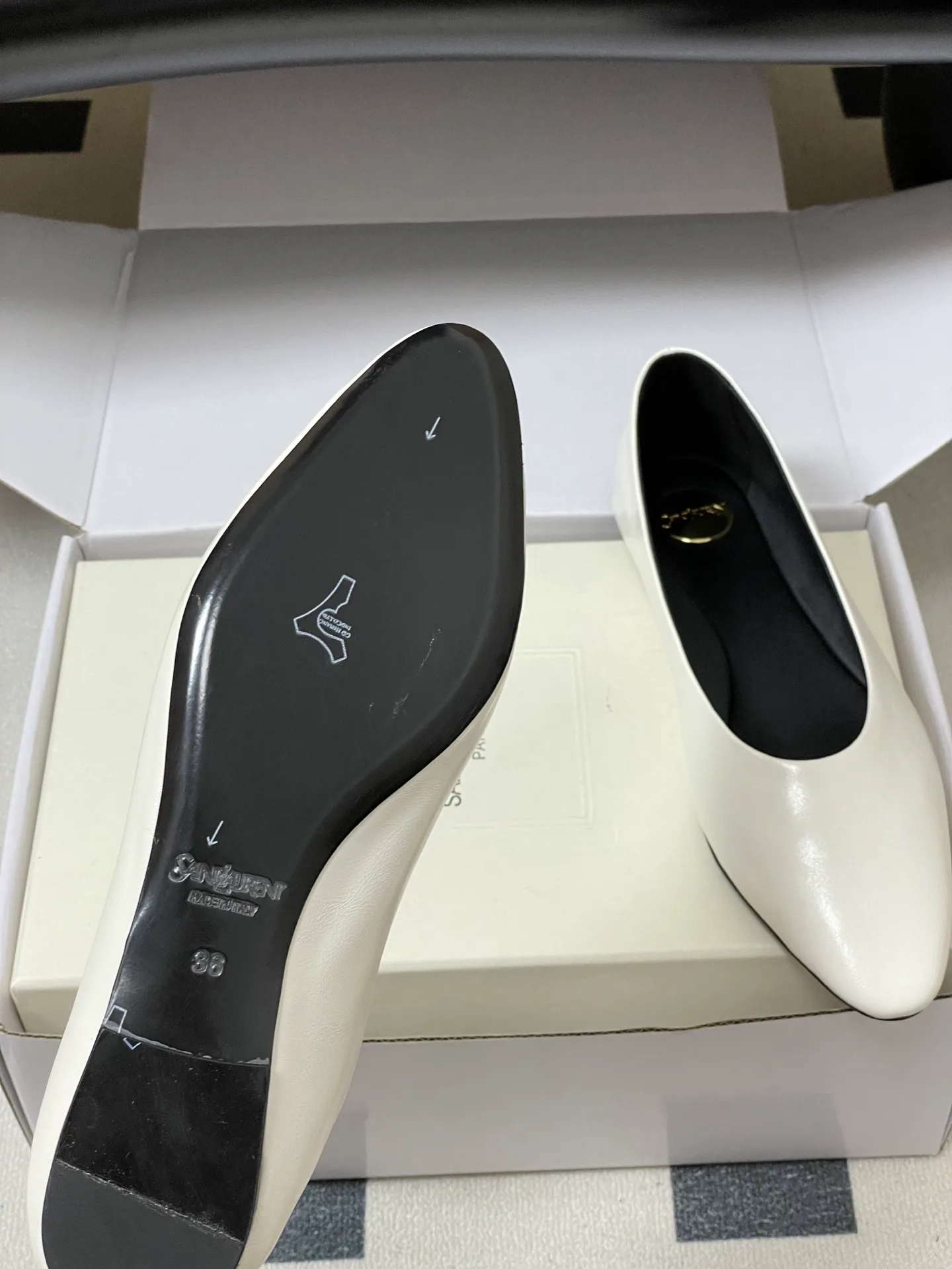 Балетки Женские Saint Laurent 11578957