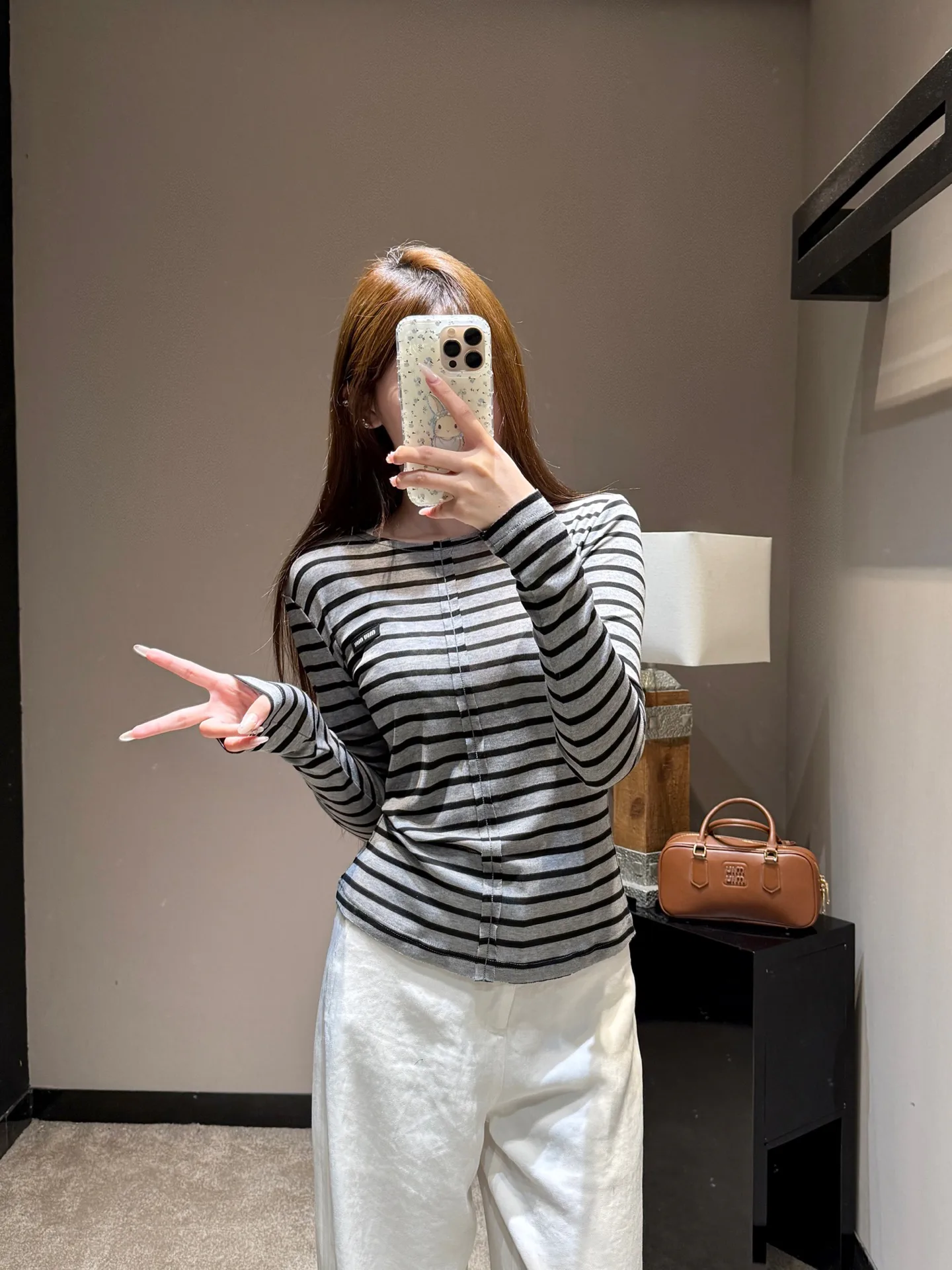 Лонгсливы Женские Miu Miu 11266346