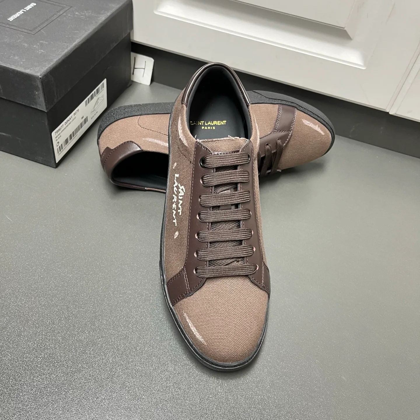 Кеды Мужские Saint Laurent 11607642