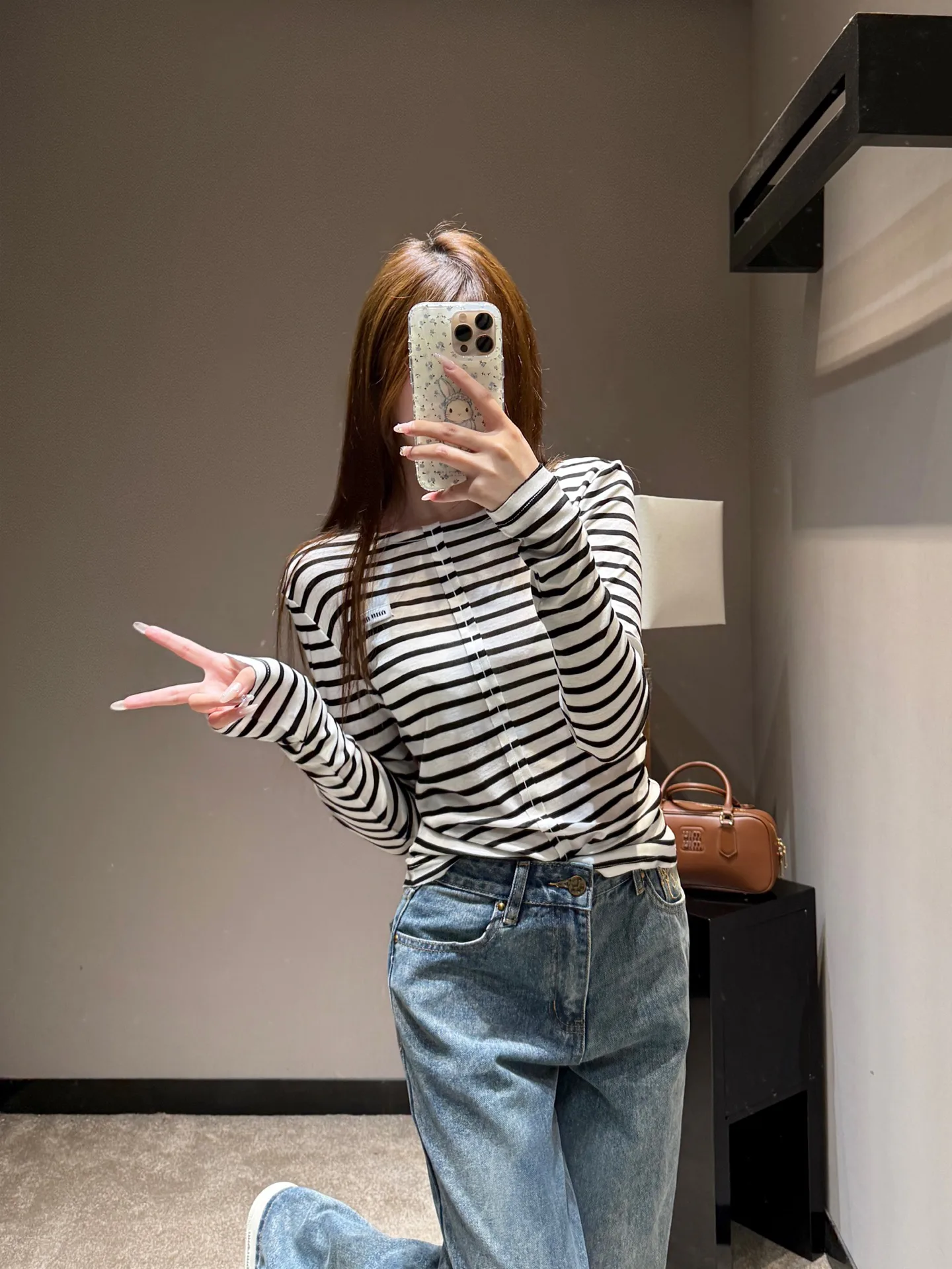 Лонгсливы Женские Miu Miu 11266342